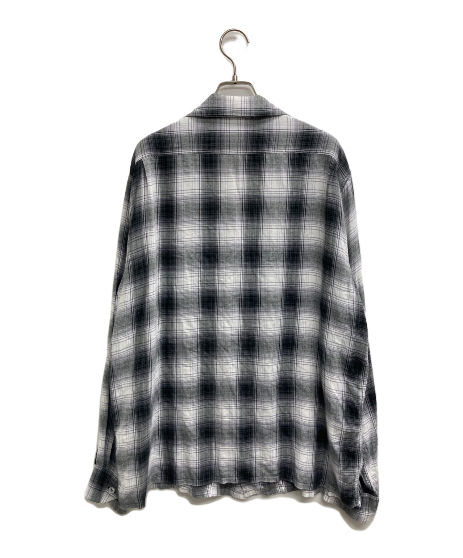 中古・古着通販】SUGAR CANE (シュガーケーン) RAYON OMBRE CHECK OPEN