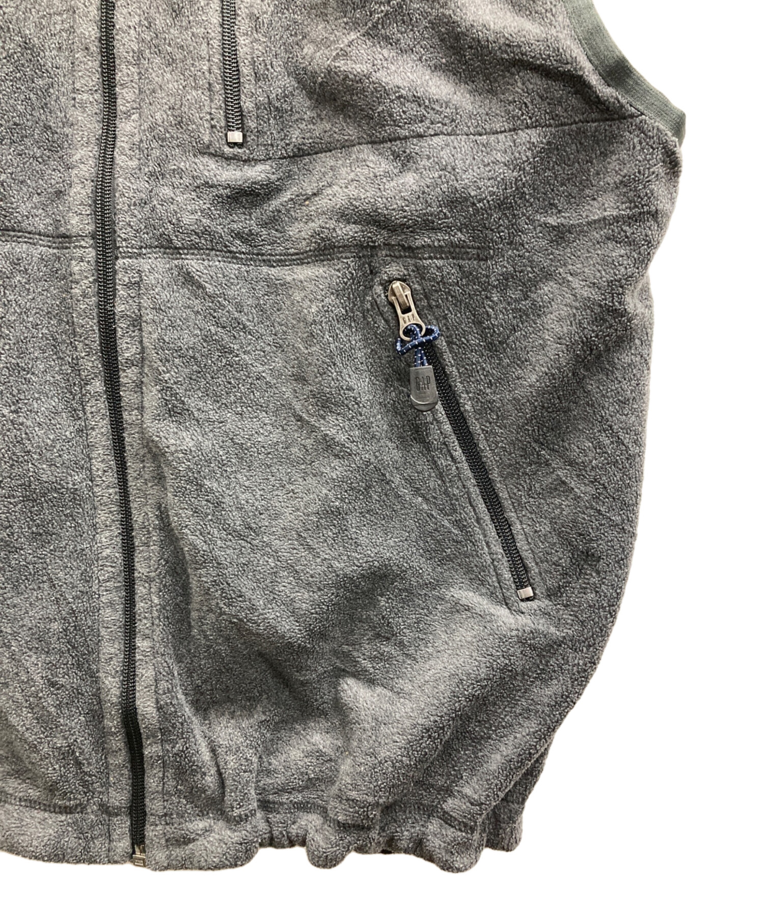 中古・古着通販】GAP (ギャップ) フリースベスト グレー サイズ:XL