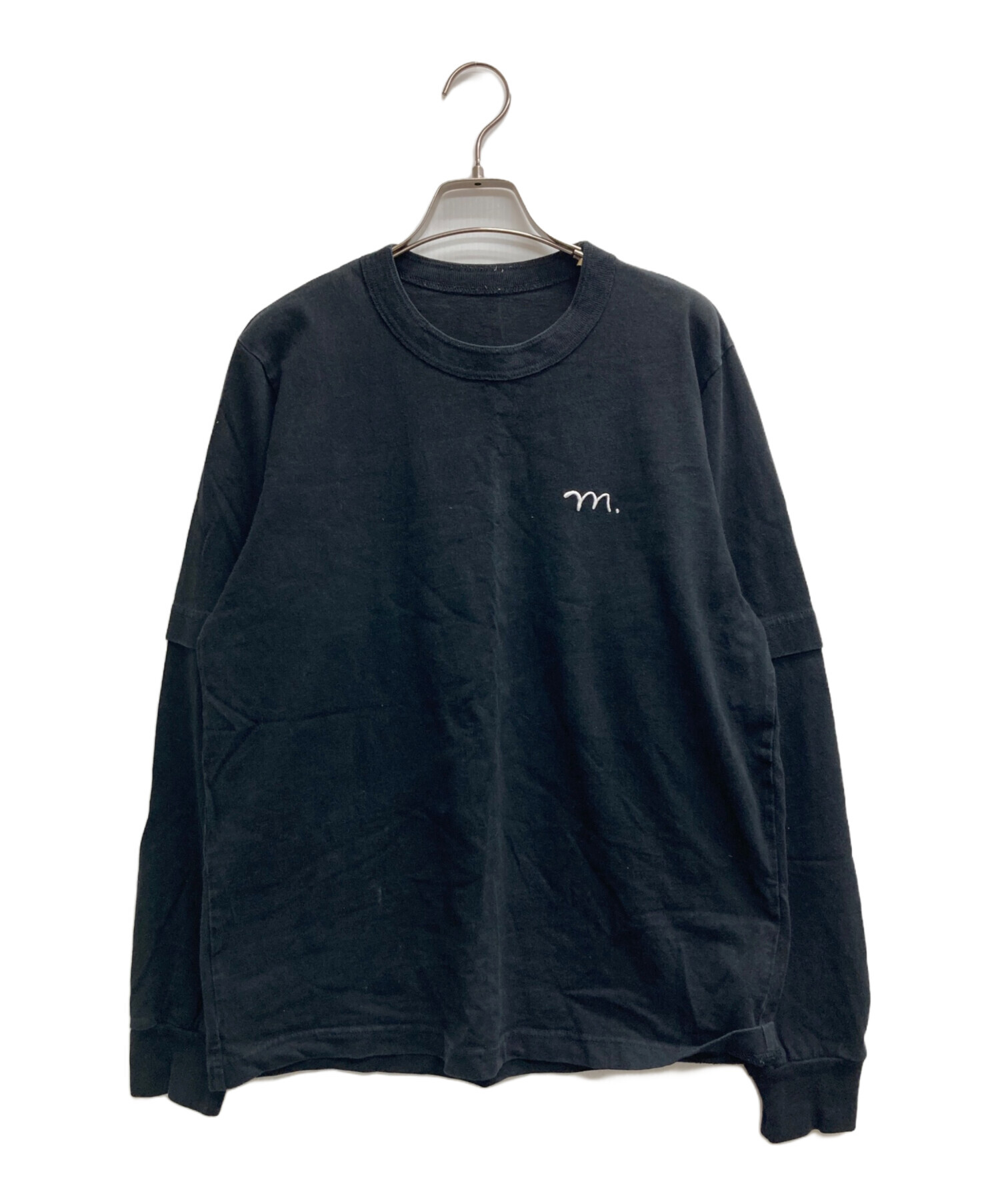 中古・古着通販】sacai (サカイ) MADSAKI L/S T-Shirt ブラック サイズ