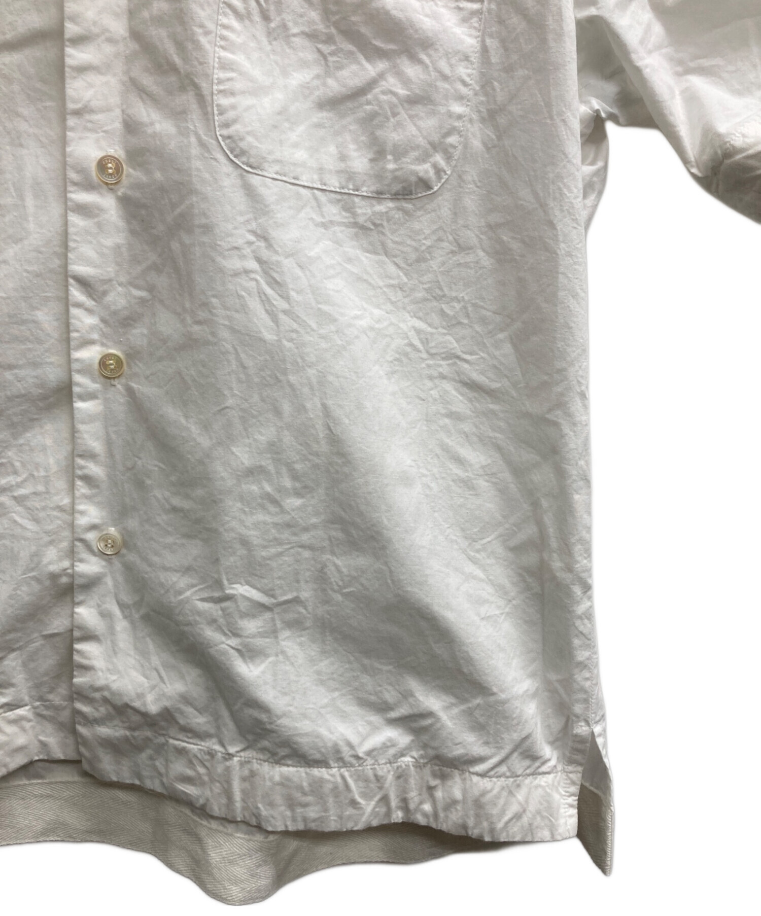 中古・古着通販】sacai (サカイ) Cotton Poplin Shirt ホワイト サイズ
