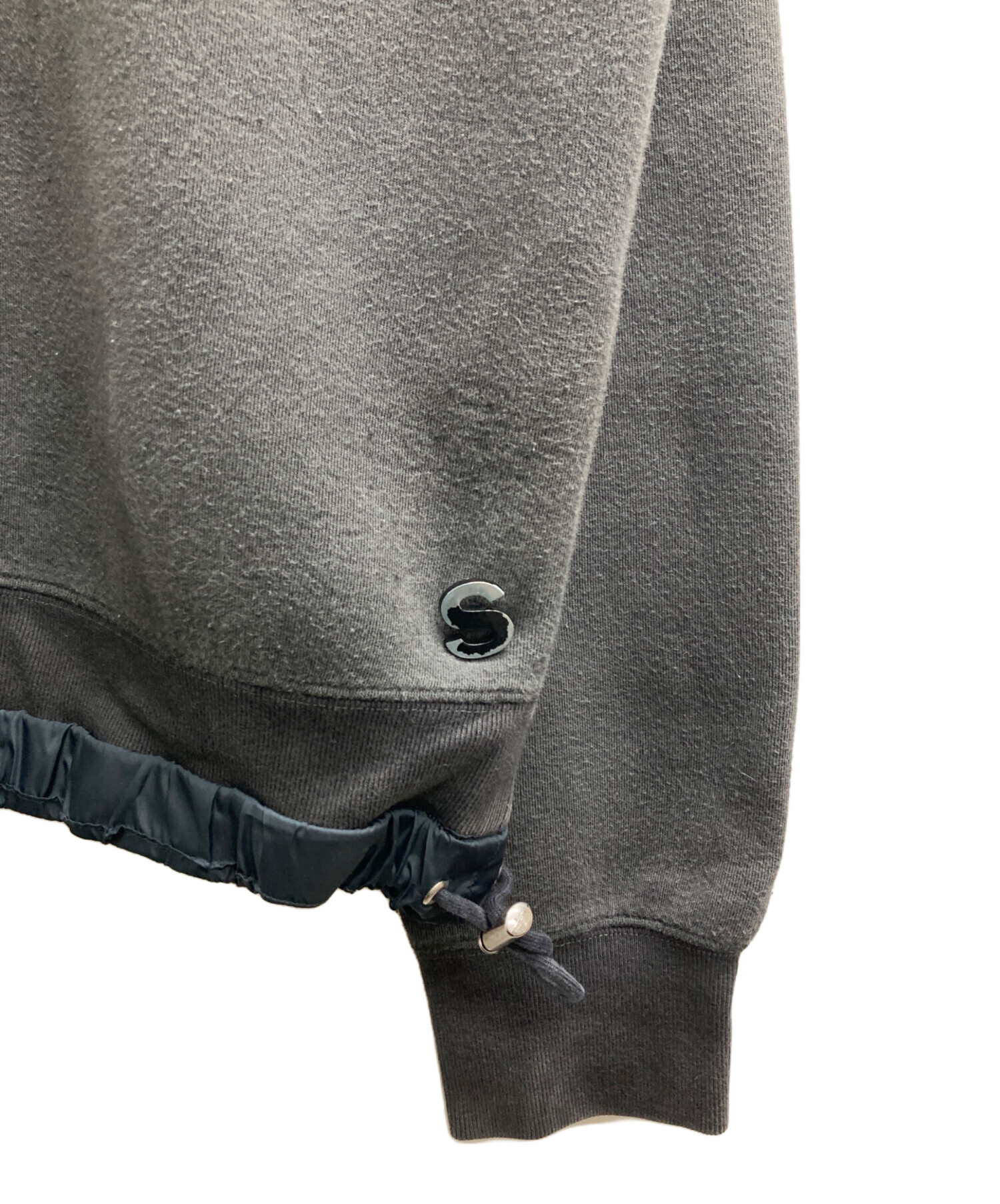 中古・古着通販】sacai (サカイ) Studs Sponge Sweat Pullover グレー 
