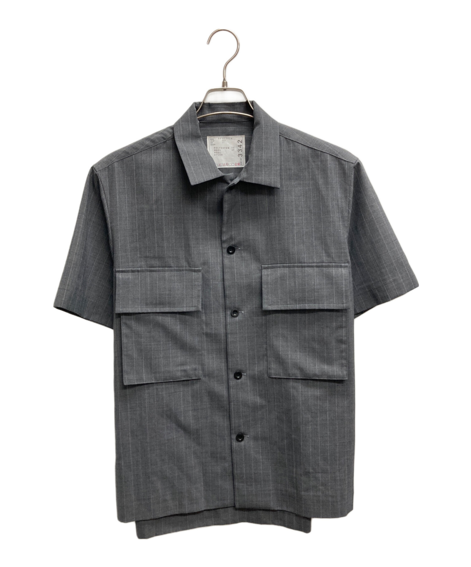 中古・古着通販】sacai (サカイ) Chalk Stripe Shirt（チョーク