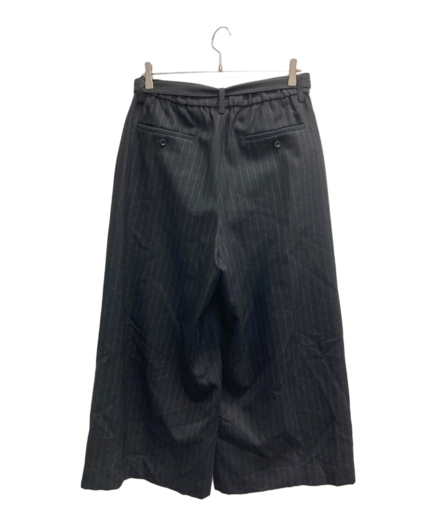 中古・古着通販】sacai (サカイ) Chalk Stripe Pants ブラック サイズ
