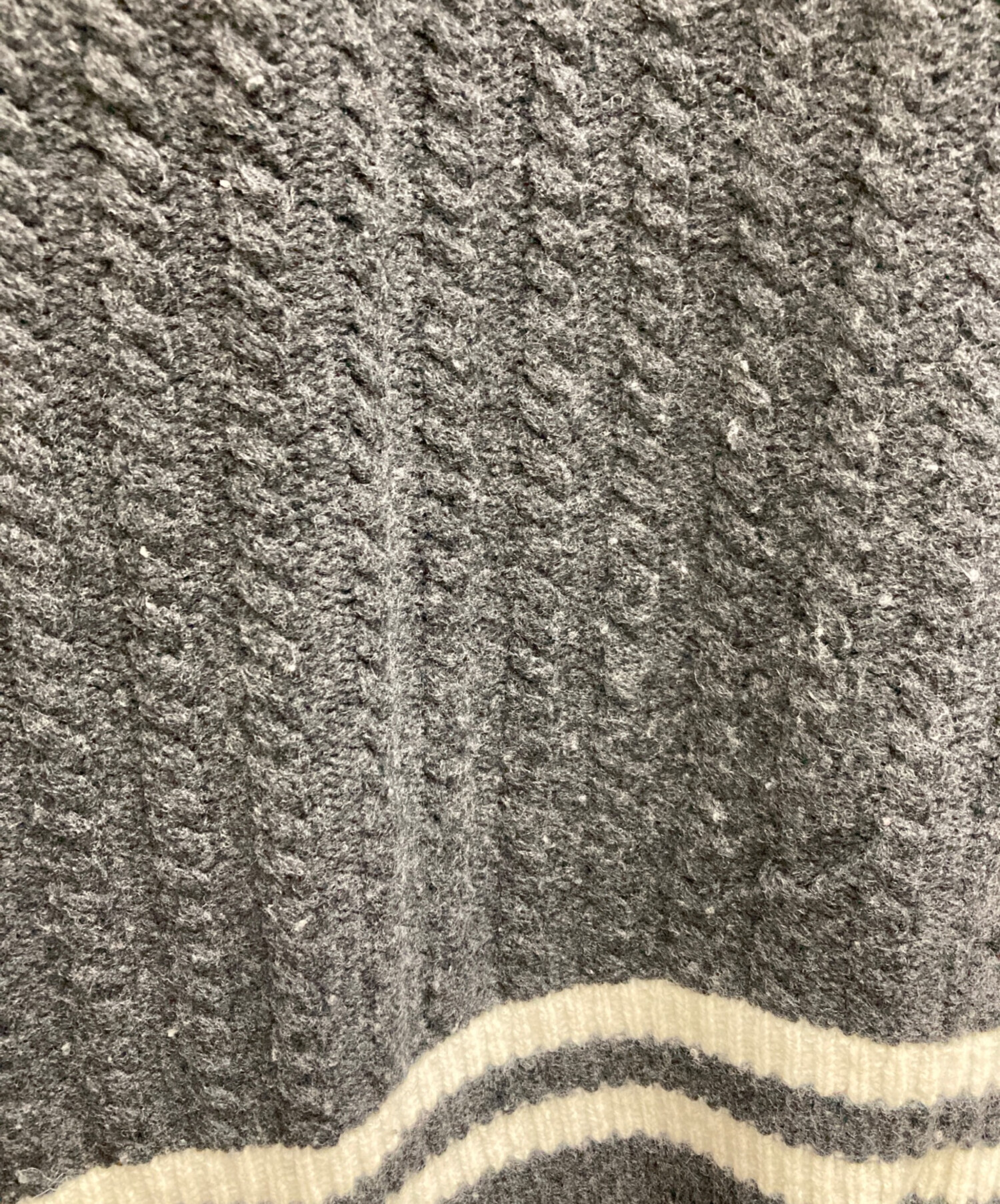 中古・古着通販】nest Robe (ネストローブ) ラムウールニットチルデン