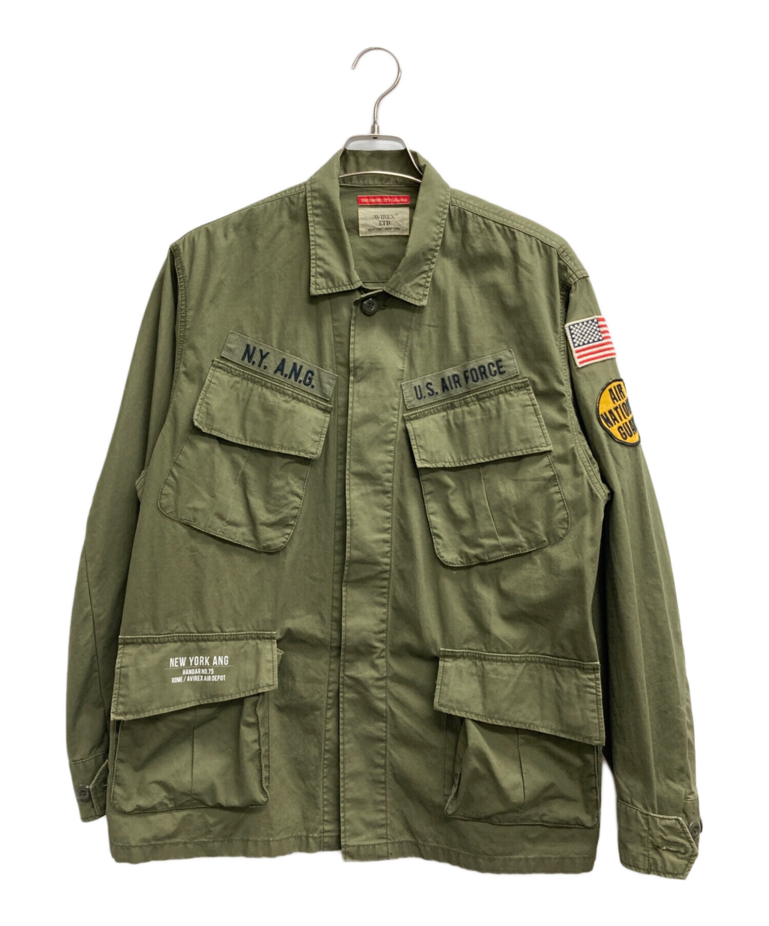 中古・古着通販】AVIREX (アヴィレックス) AIR NATIONAL GUARD JUNGLE