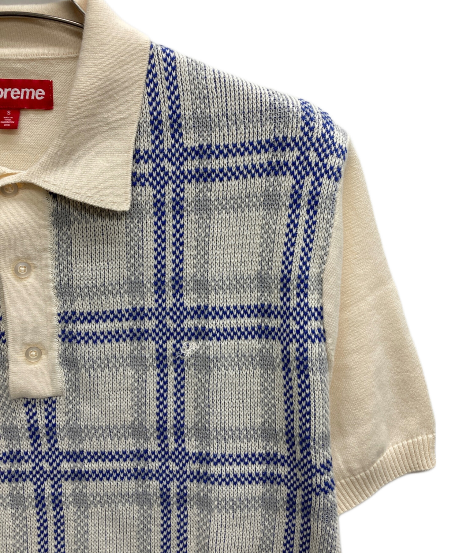 中古・古着通販】Supreme (シュプリーム) Plaid Knit S/S Polo 
