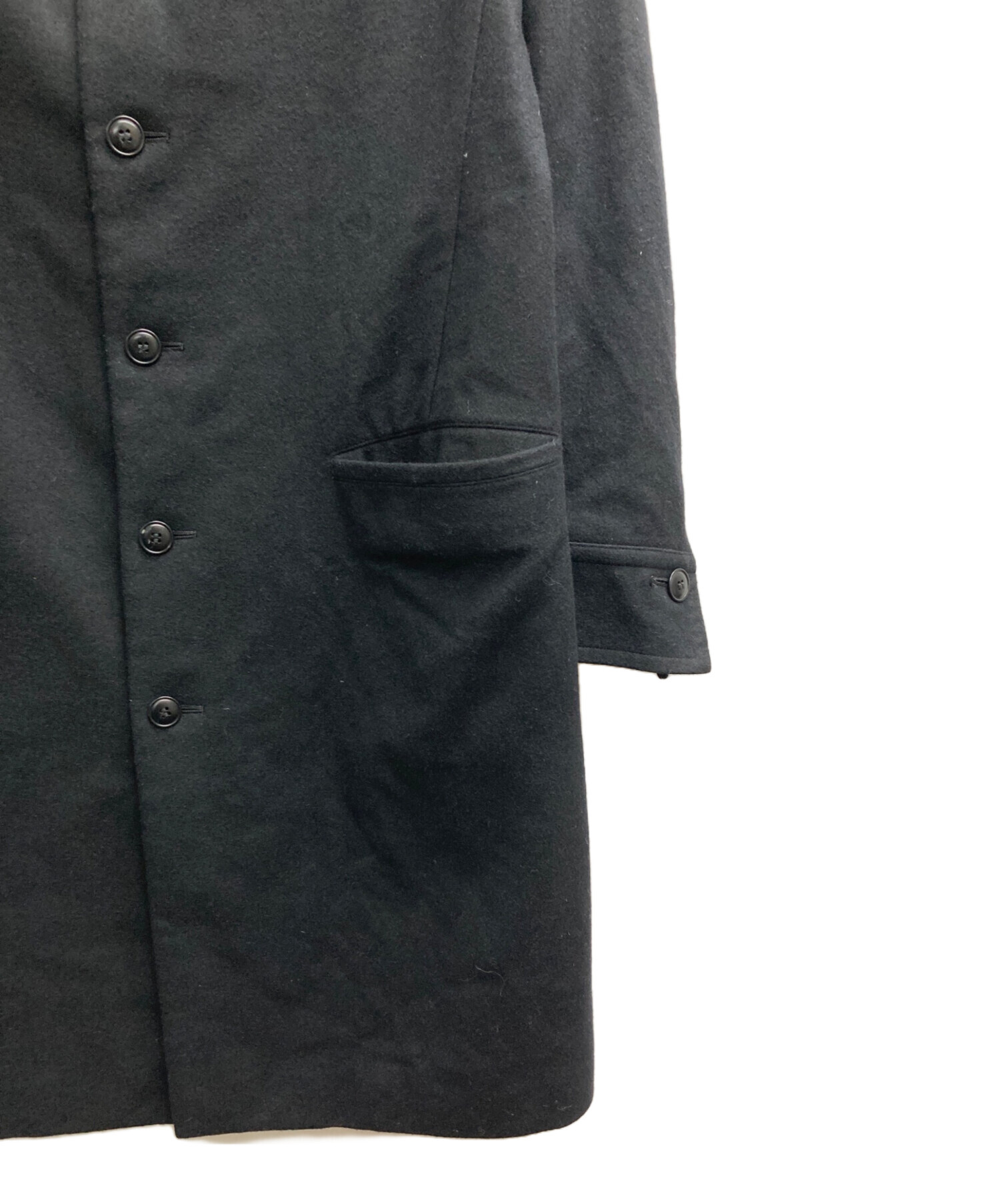 ヨウジヤマモト +Noir ウール コート　ファー ヨウジヤマモト +Noir ウール コート ファー 【公式通販】