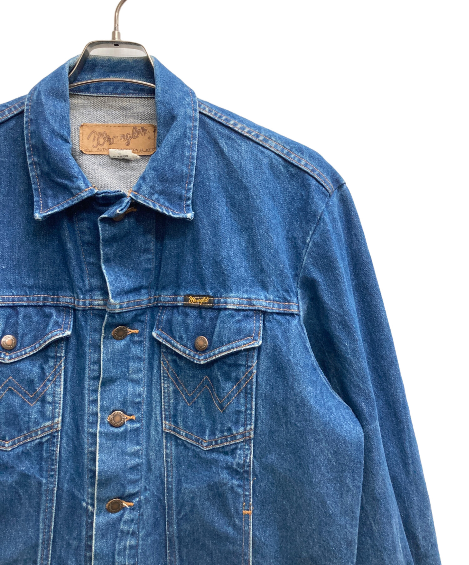 中古・古着通販】Wrangler (ラングラー) デニムジャケット ネイビー