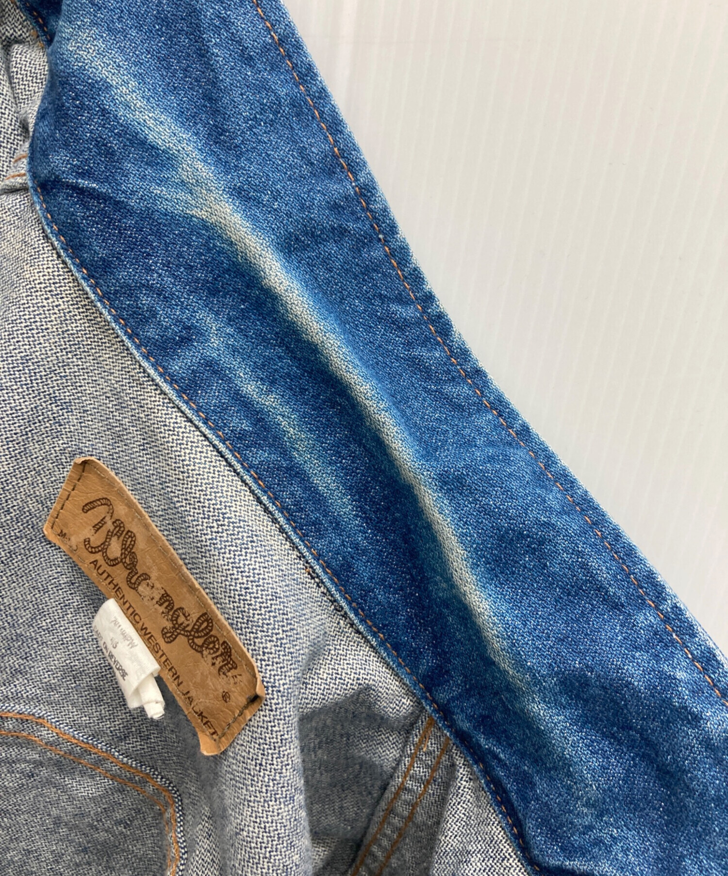 中古・古着通販】Wrangler (ラングラー) デニムジャケット ネイビー