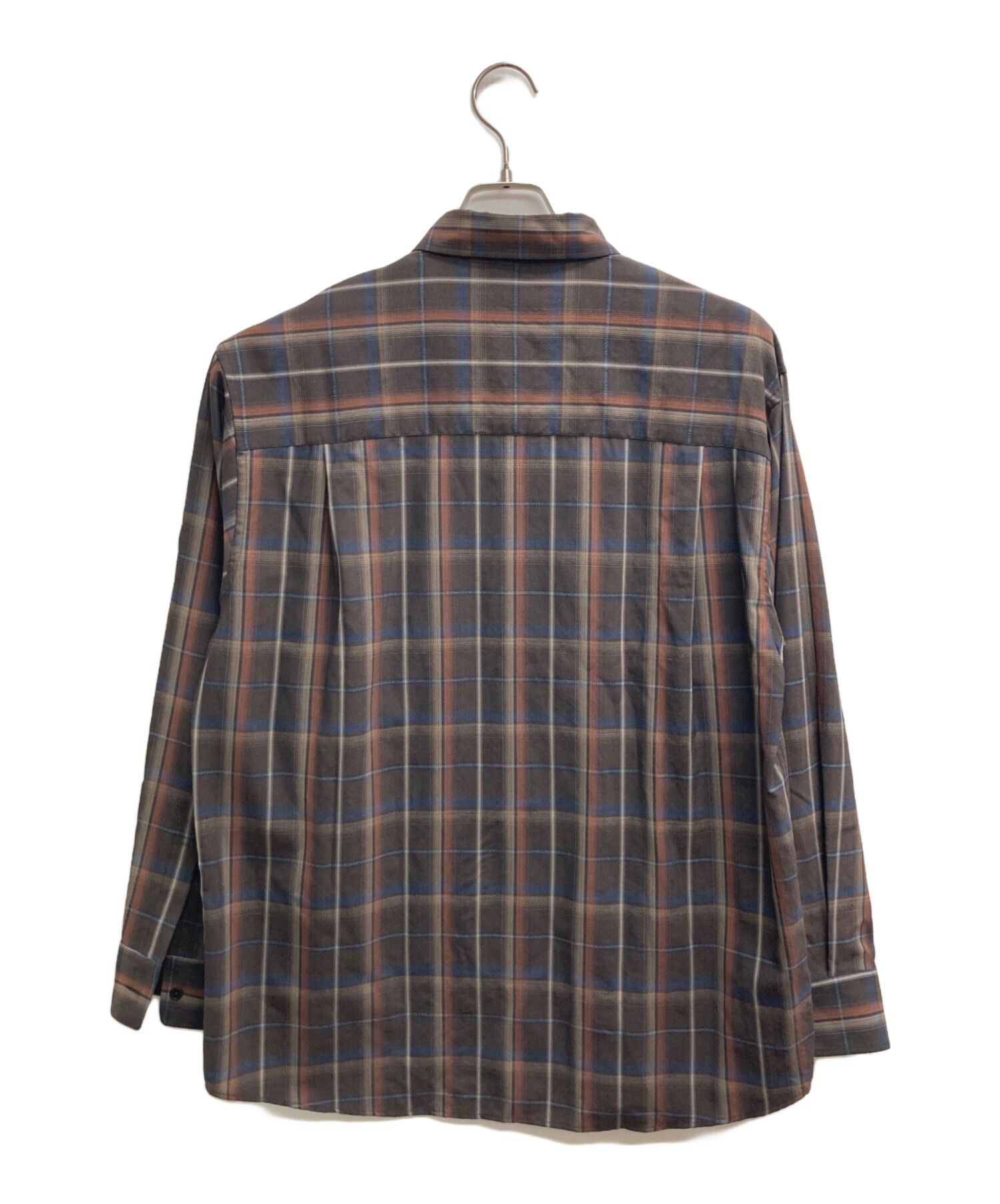 中古・古着通販】AURALEE (オーラリー) SUPER LIGHT WOOL CHECK SHIRT