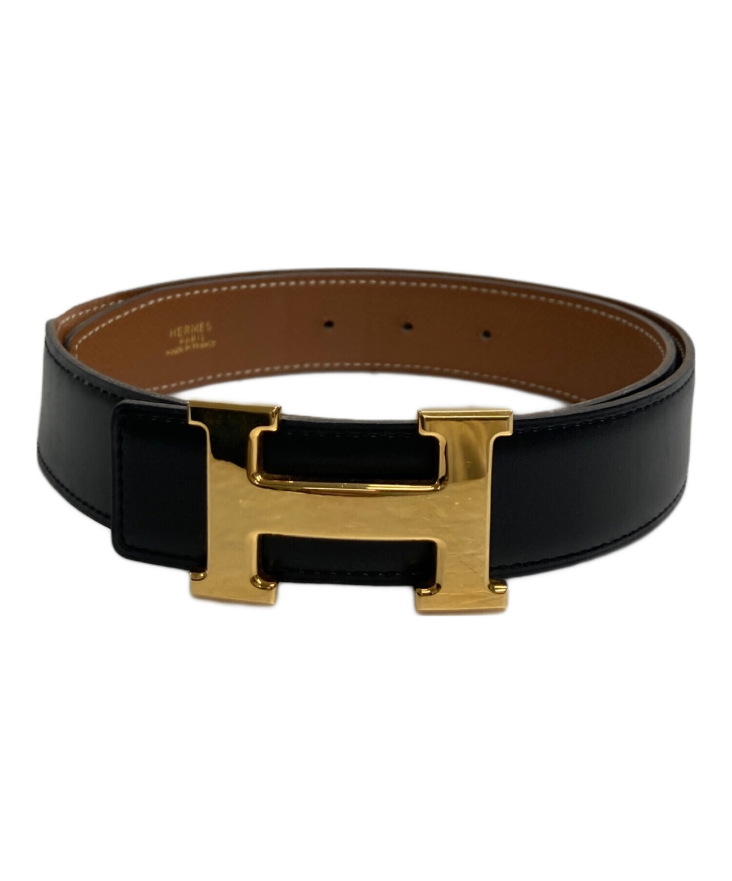 中古・古着通販】HERMES (エルメス) コンスタンスベルト ゴールド