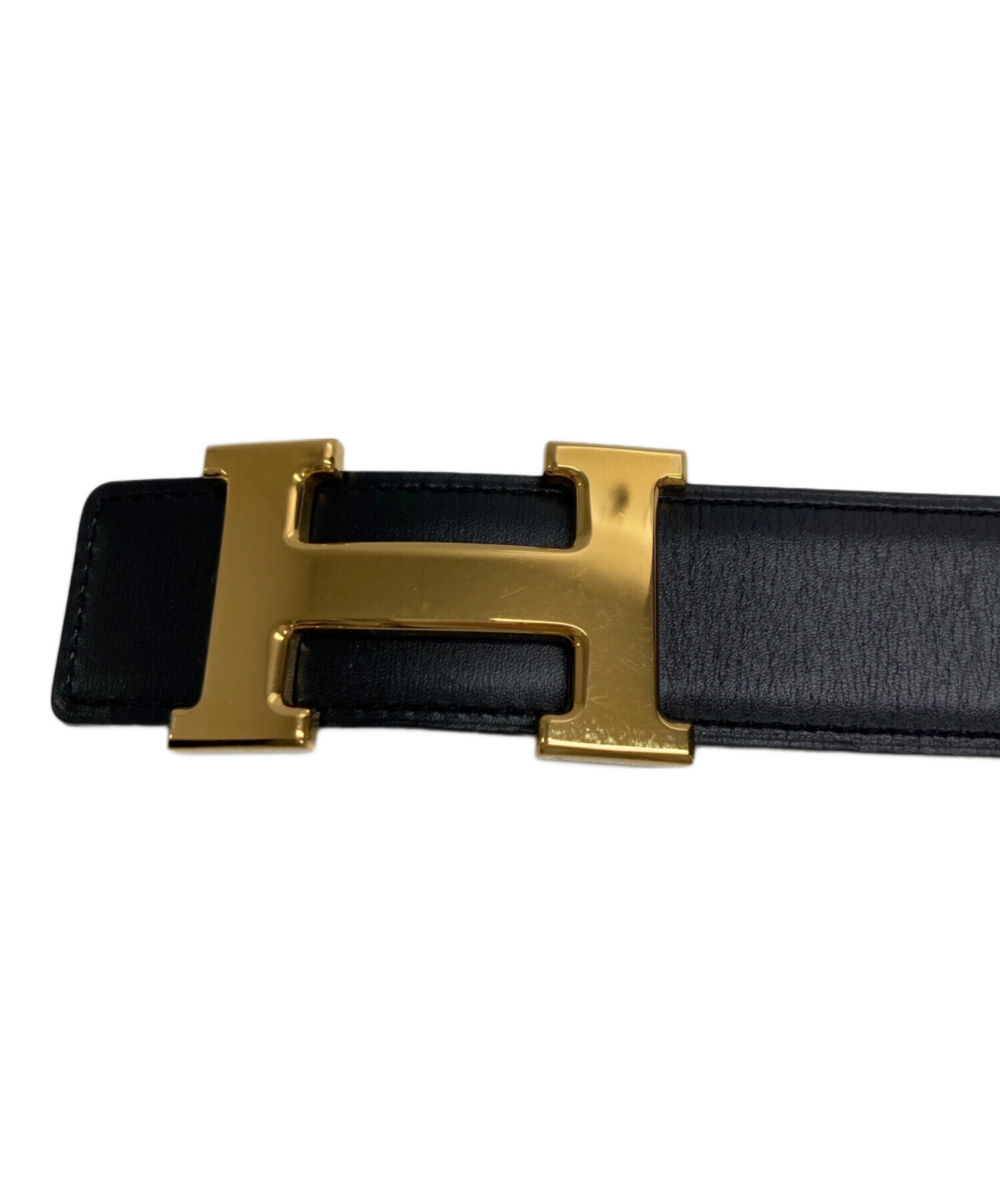 HERMES　エルメス　コンスタンスベルト　90 黒/ゴールド 中古・古着通販】HERMES (エルメス) コンスタンスベルト ゴールド