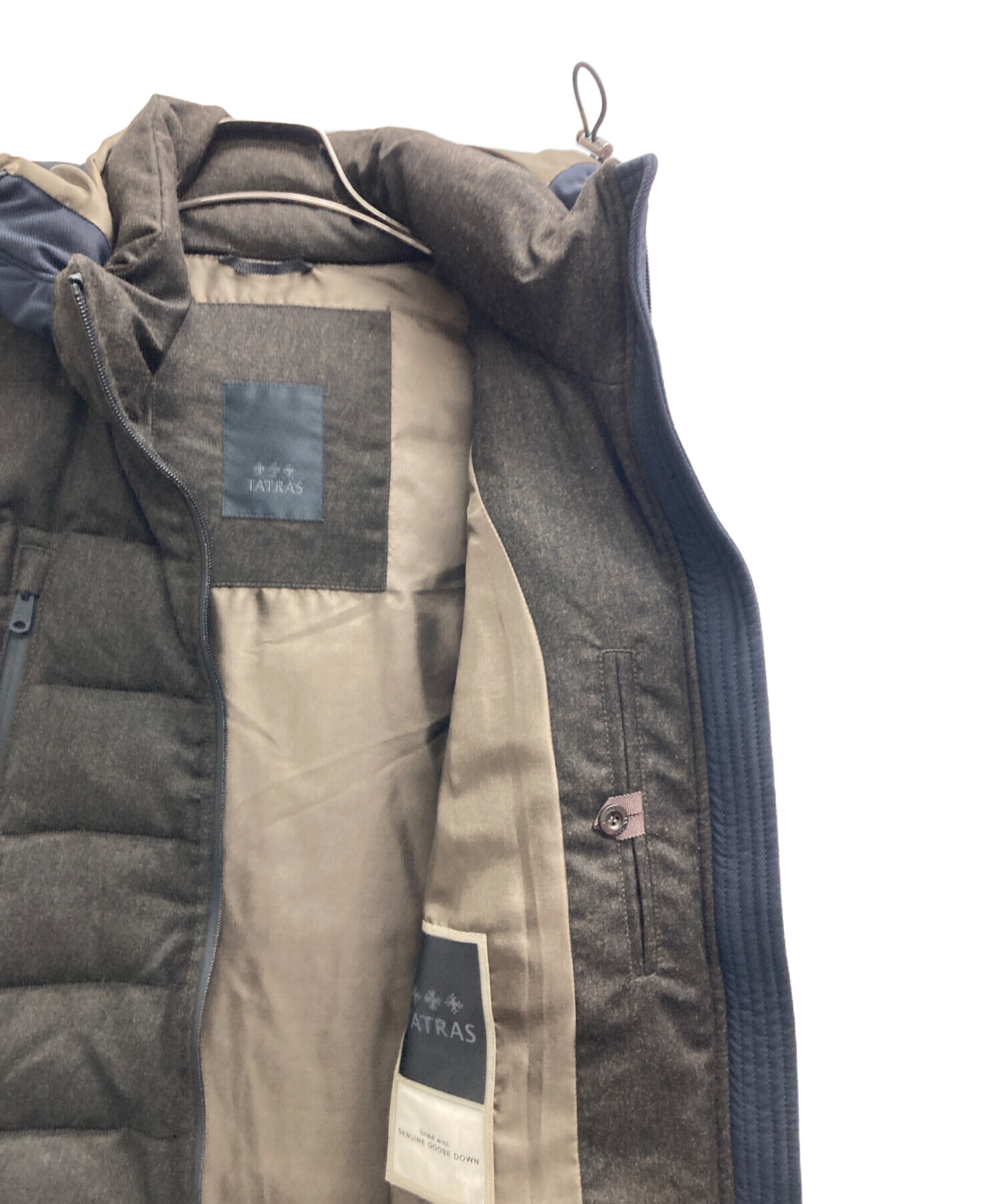 中古・古着通販】TATRAS (タトラス) SPIAZZOダウンジャケット ブラウン 