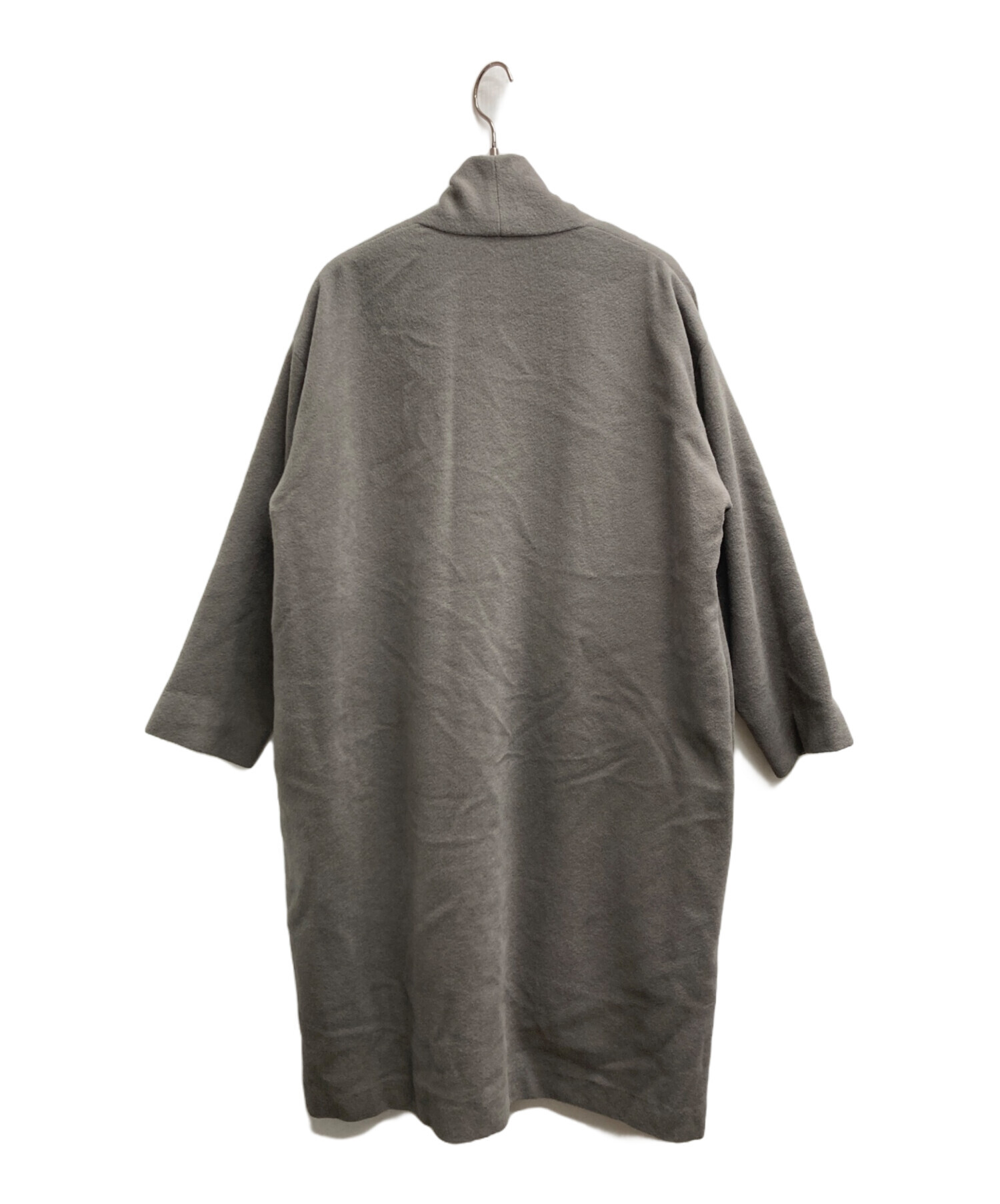 中古・古着通販】evam eva (エヴァムエヴァ) アンゴラウールローブ