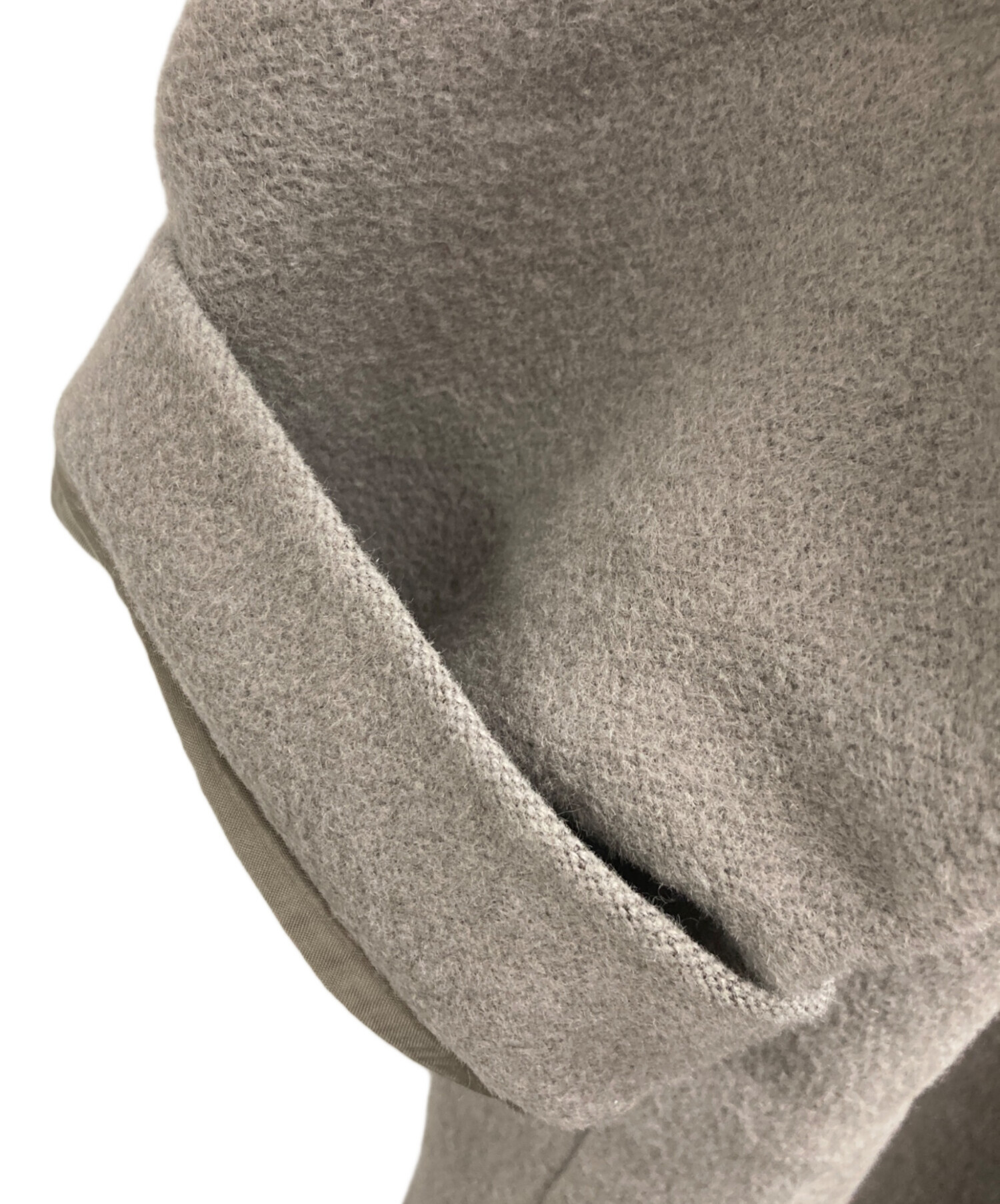 中古・古着通販】evam eva (エヴァムエヴァ) アンゴラウールローブ