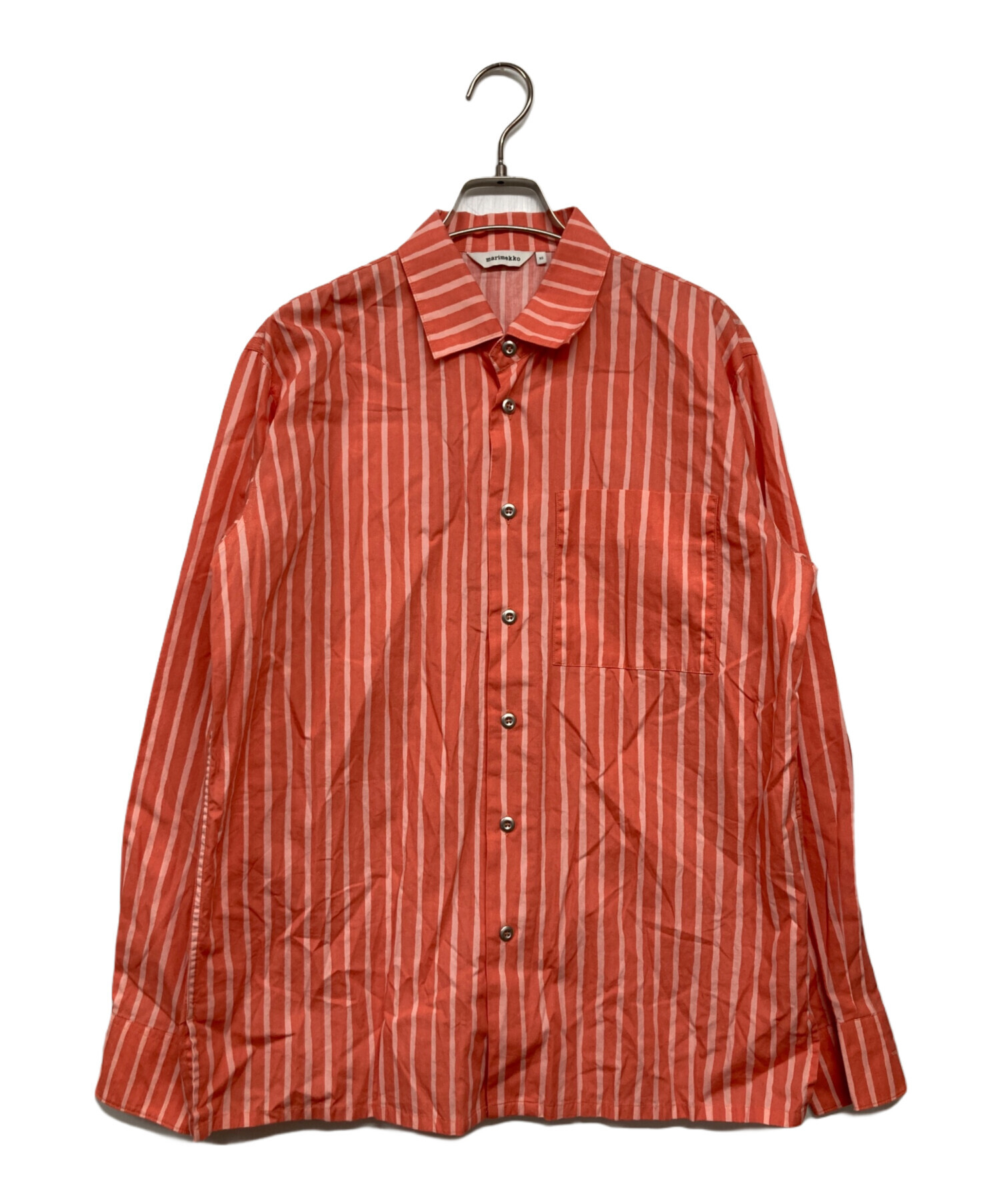 中古・古着通販】marimekko (マリメッコ) ヨカポイカストライプシャツ