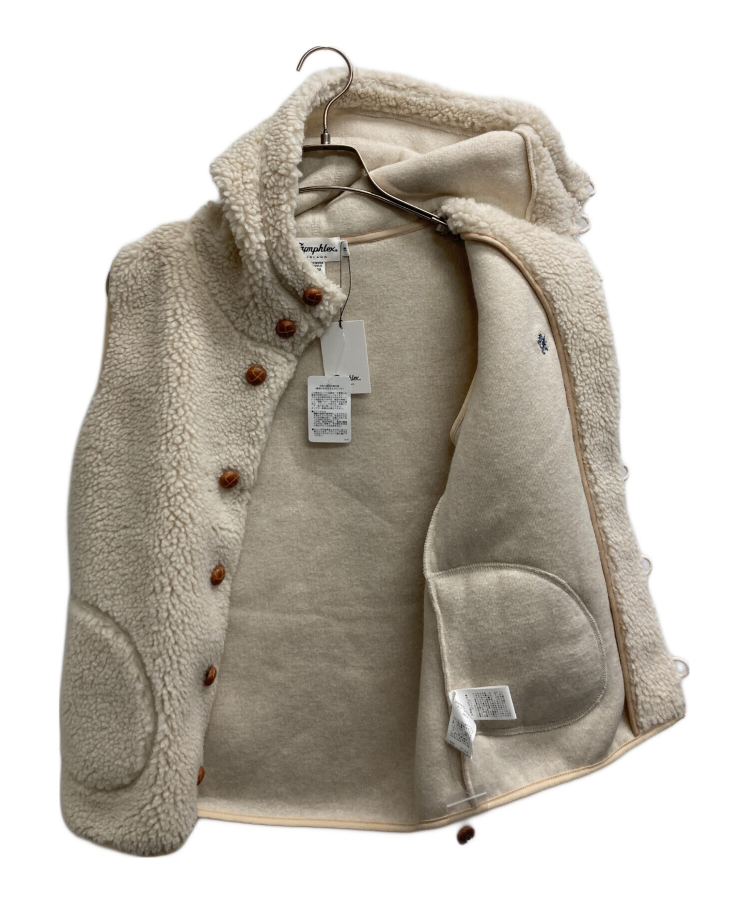 ◇新品(タグ付)◇ Gymphlex ジムフレックス ボアベスト 16サイズ ジム