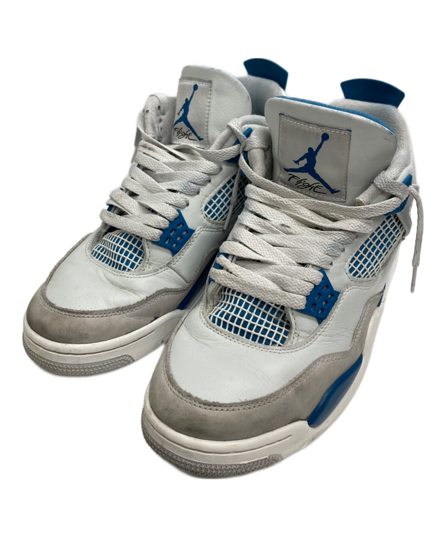 中古・古着通販】NIKE (ナイキ) Air Jordan 4 Retro ホワイト×ブルー 