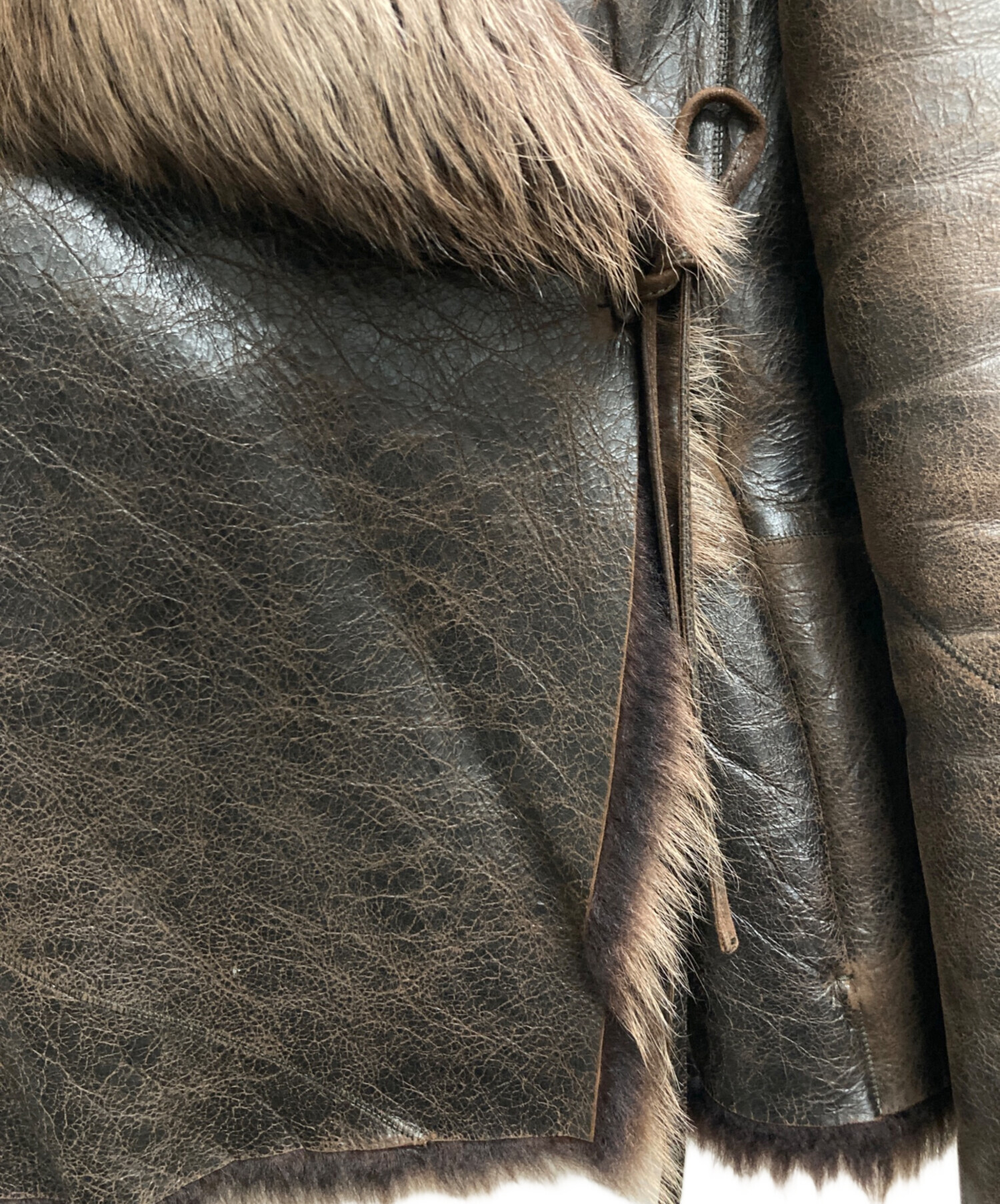 マックスマーラ　革ジャケット42 茶色　希少サイズ マックスマーラ 革ジャケット42 茶色 希少サイズ マックスマーラ 革