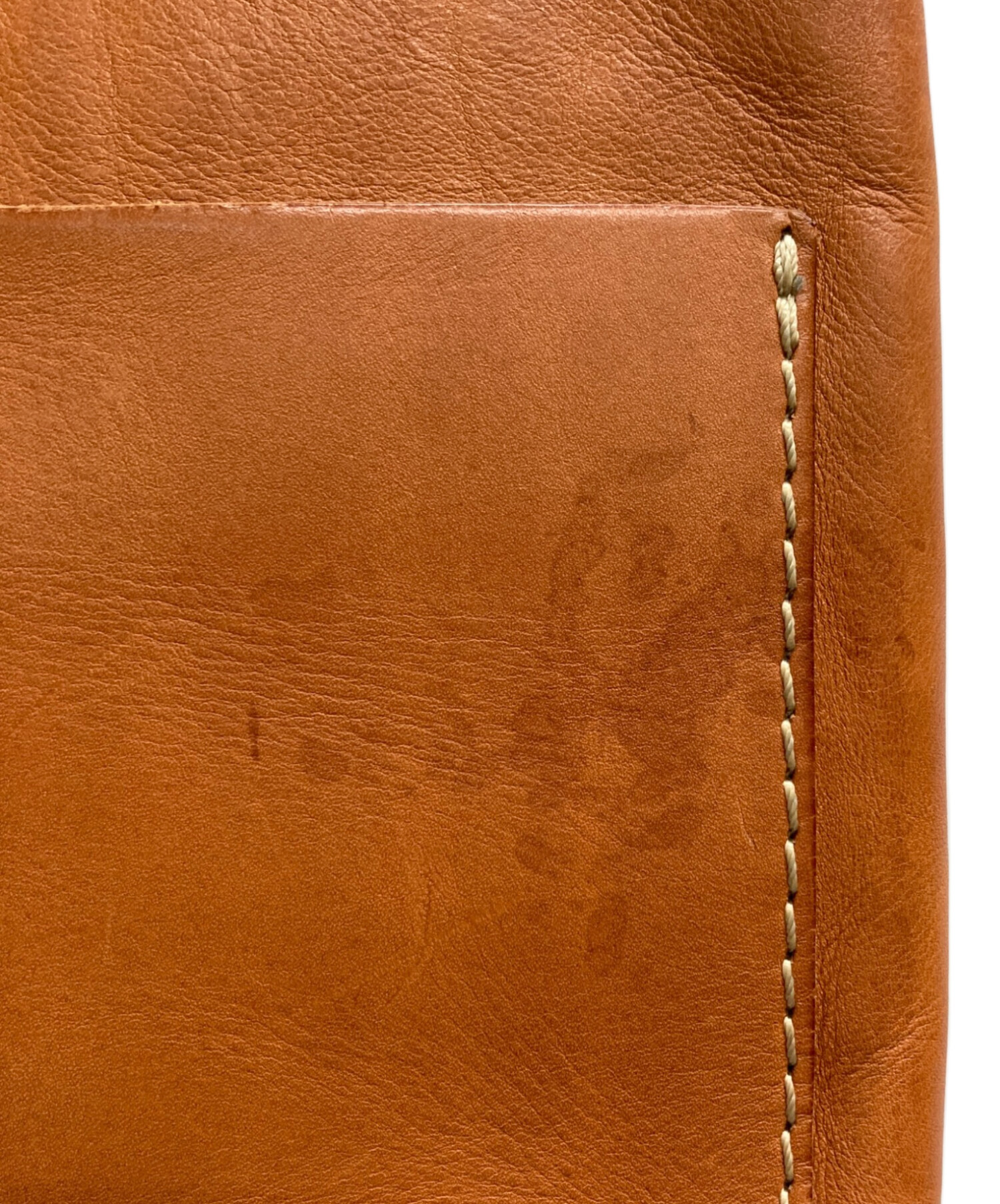 中古・古着通販】Herz (ヘルツ) レザーバッグ ブラウン｜ブランド