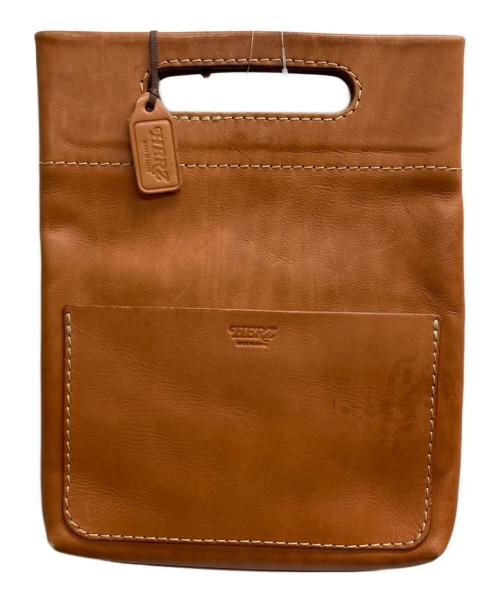 【新品未使用】HERZ　ヘルツレザーバッグ 中古・古着通販】Herz (ヘルツ) レザーバッグ ブラウン｜ブランド