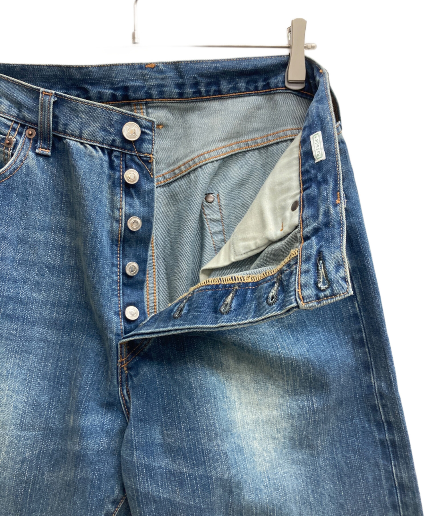 中古・古着通販】A.PRESSE (アプレッセ) Washed Denim Wide Pants 
