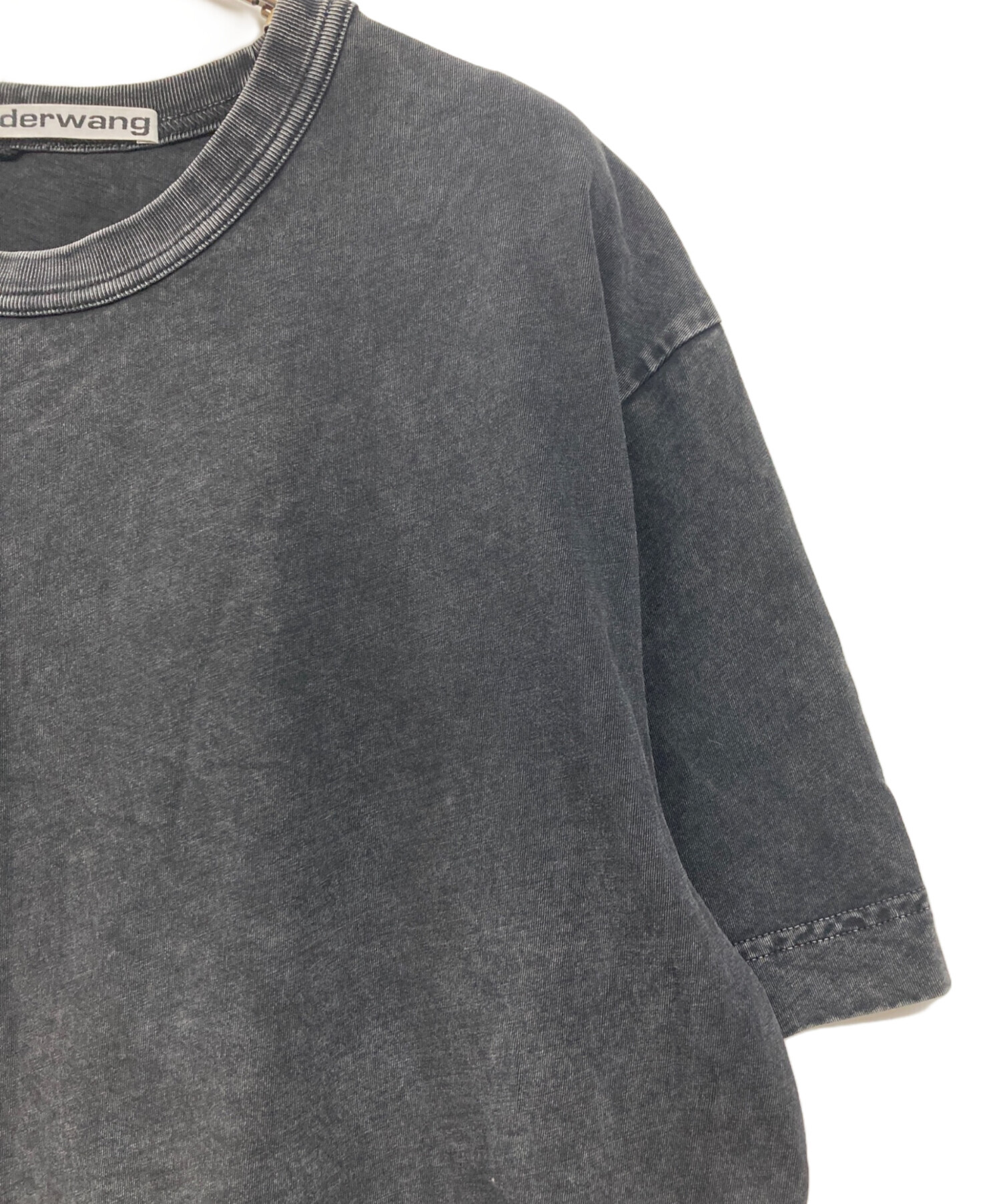 Alexander Wang アレキサンダーワン Tシャツ ブラック S【中古】 alexanderwang（アレキサンダー・ワン） Logo T-Shirt 半袖Tシャツ