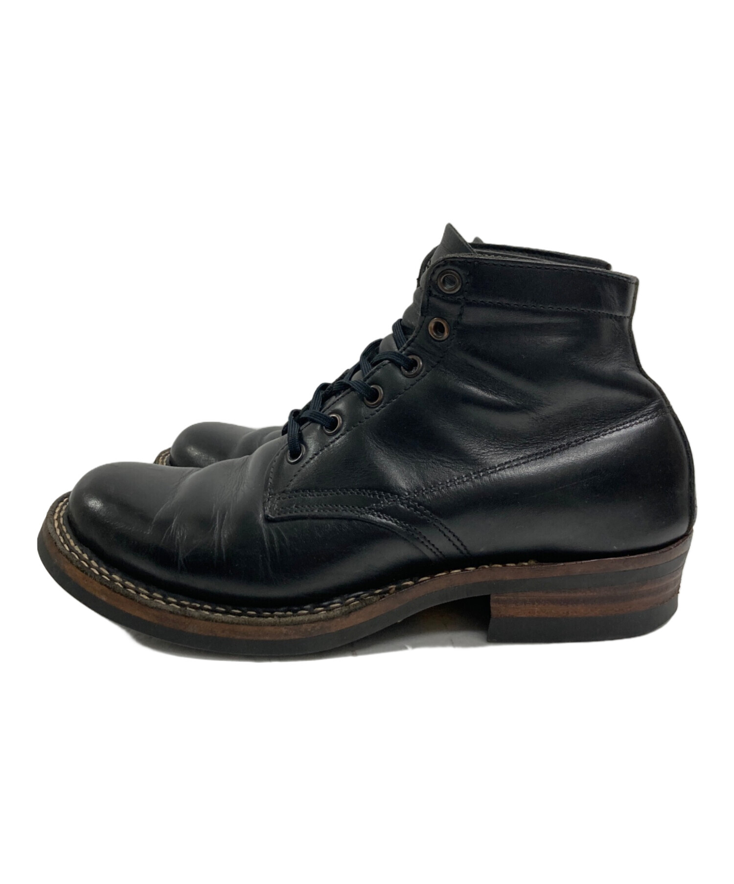ホワイツ セミドレス　ブラック ブーツ 81/2 中古・古着通販】WHITE'S BOOTS (ホワイツブーツ) セミドレス ブラック