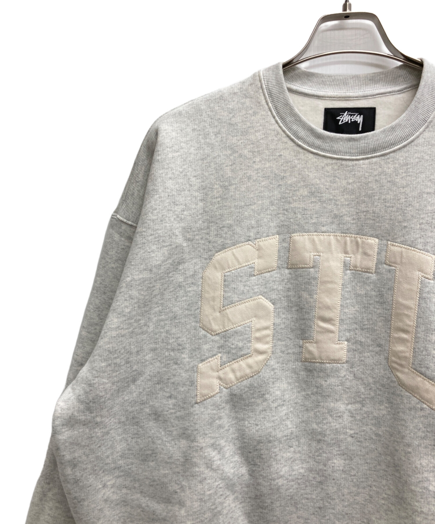 中古・古着通販】stussy (ステューシー) Stu Applique Crew（シュテュ 