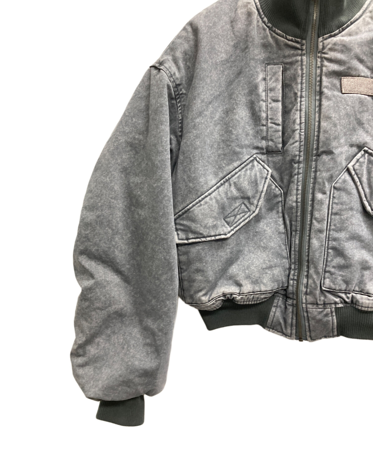 LAGUA GEM LINE DOCKING COTTON ジャケット GRAY LAGUA GEM