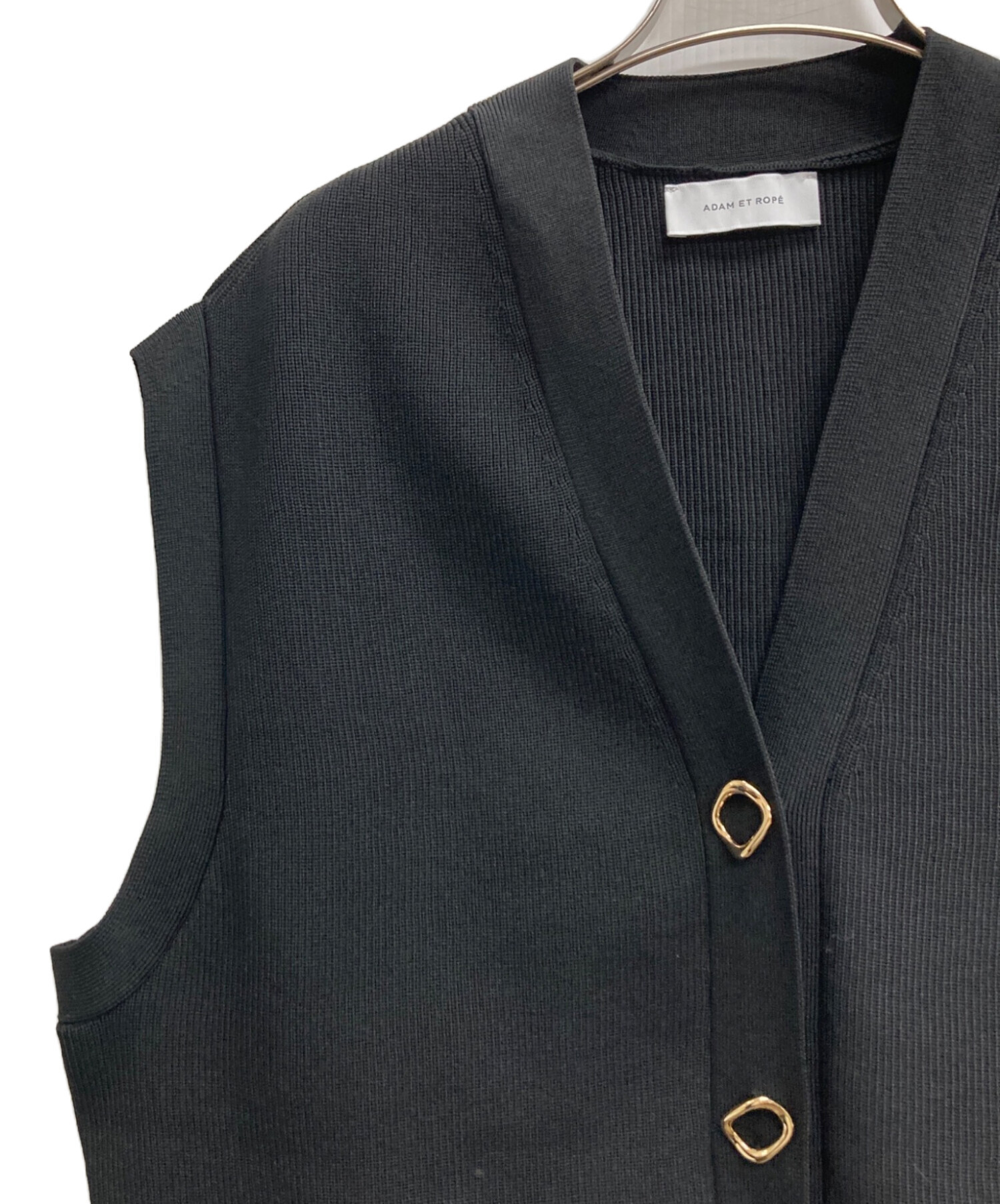 中古・古着通販】Adam et Rope (アダム エ ロペ) ミドルニットジレ