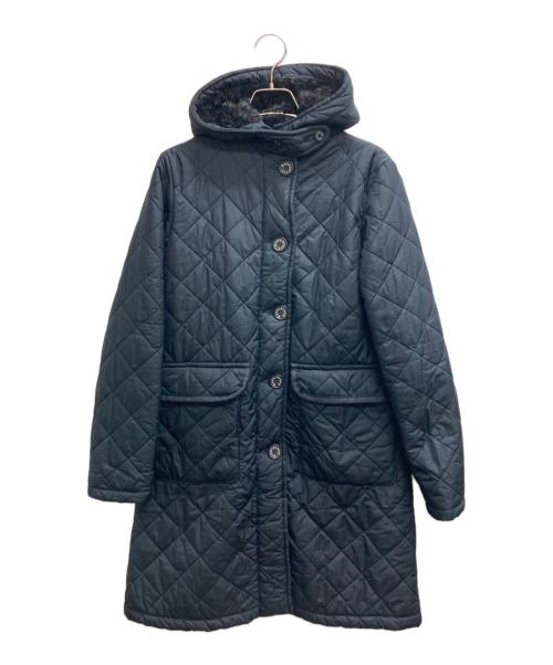 【ほぼ未使用】【MACKINTOSH】フード付き キルティングコート ネイビー 中古・古着通販】MACKINTOSH (マッキントッシュ) 裏ボアフーディ
