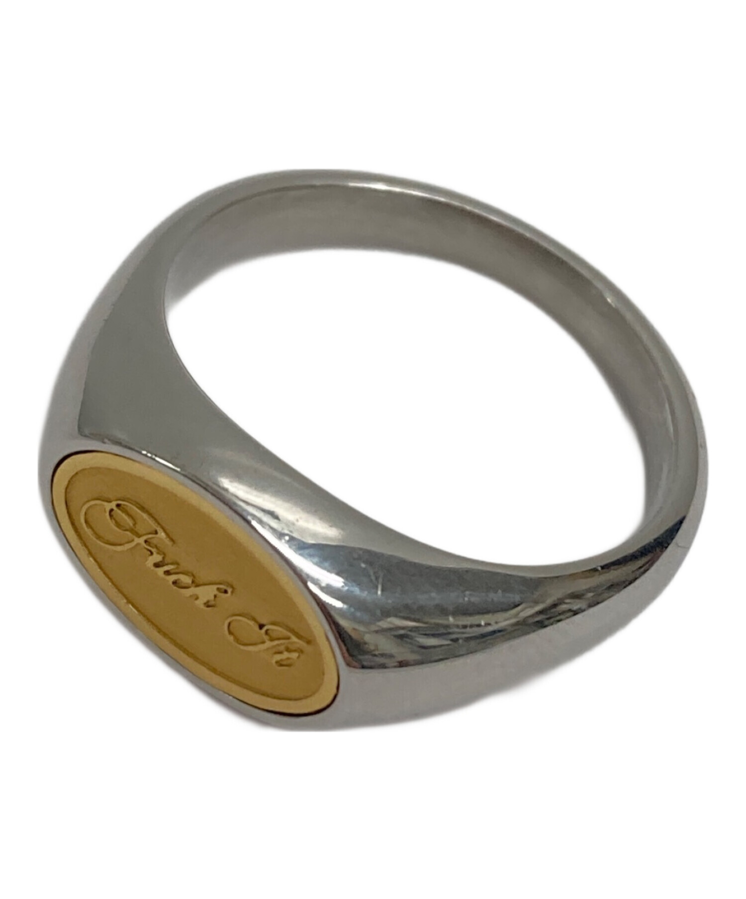 中古・古着通販】HUF (ハフ) FUCK IT SIGNET RING シルバーカラー