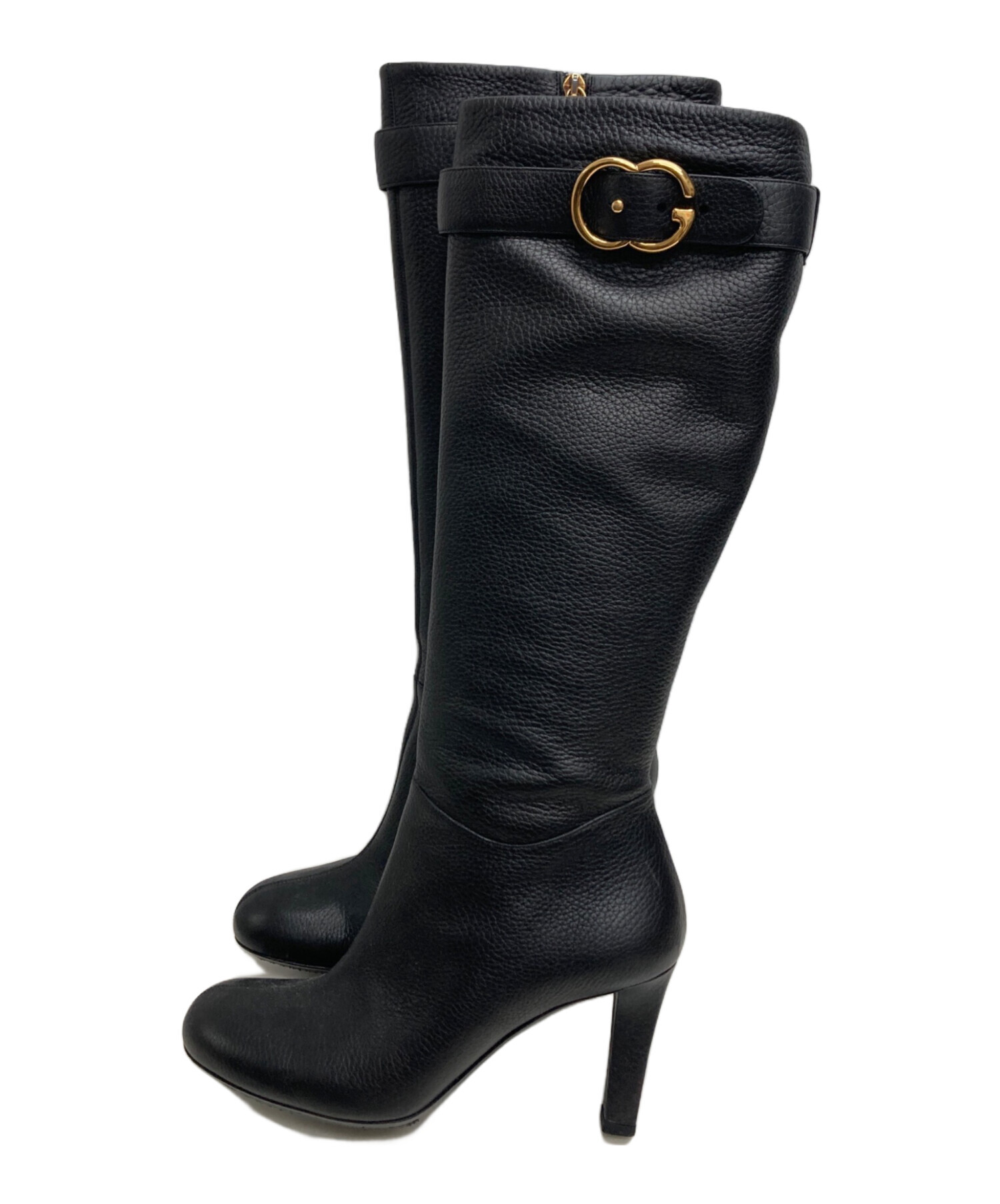 中古・古着通販】GUCCI (グッチ) ロングブーツ ブラック サイズ:371/2