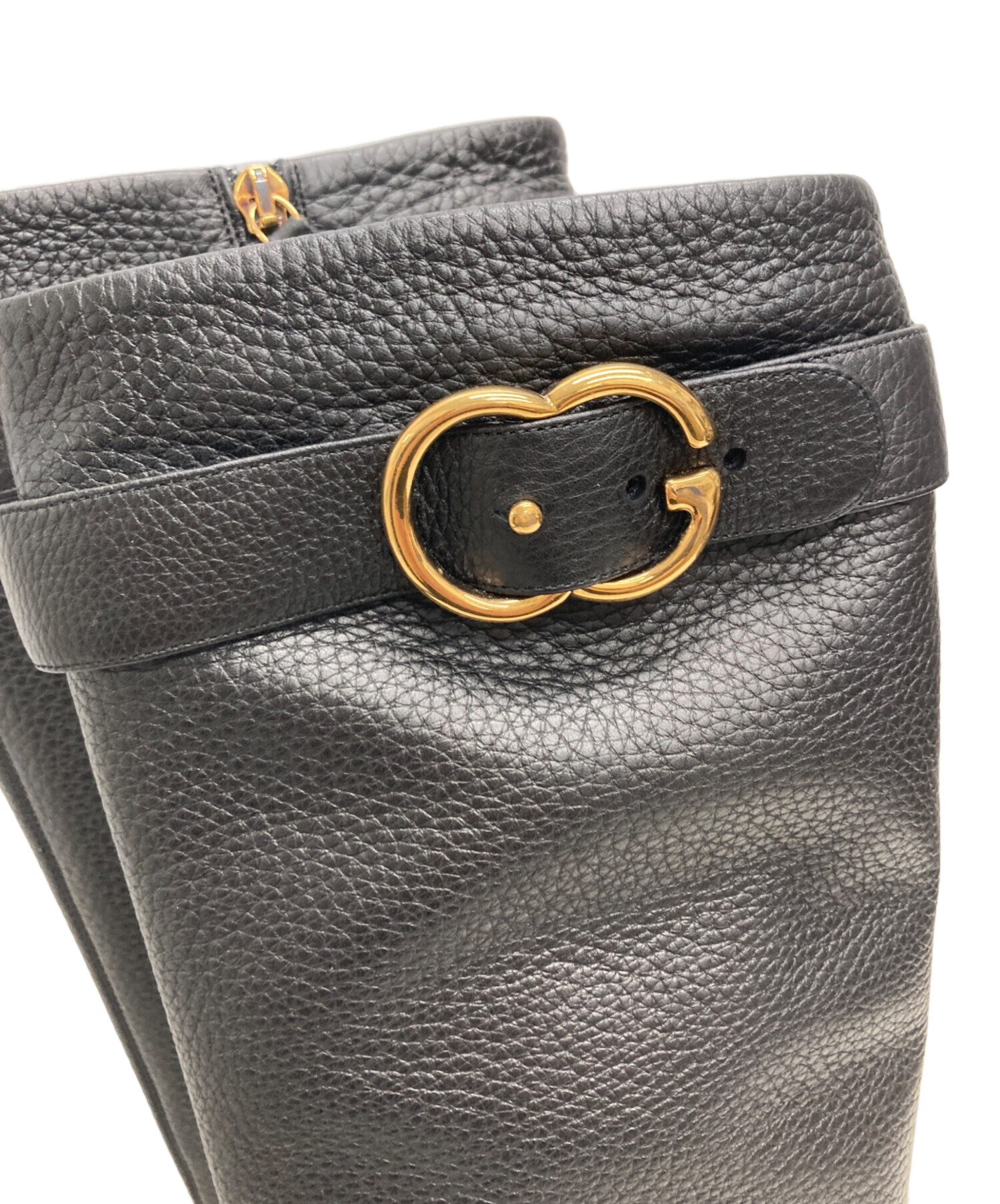 中古・古着通販】GUCCI (グッチ) ロングブーツ ブラック サイズ:371/2