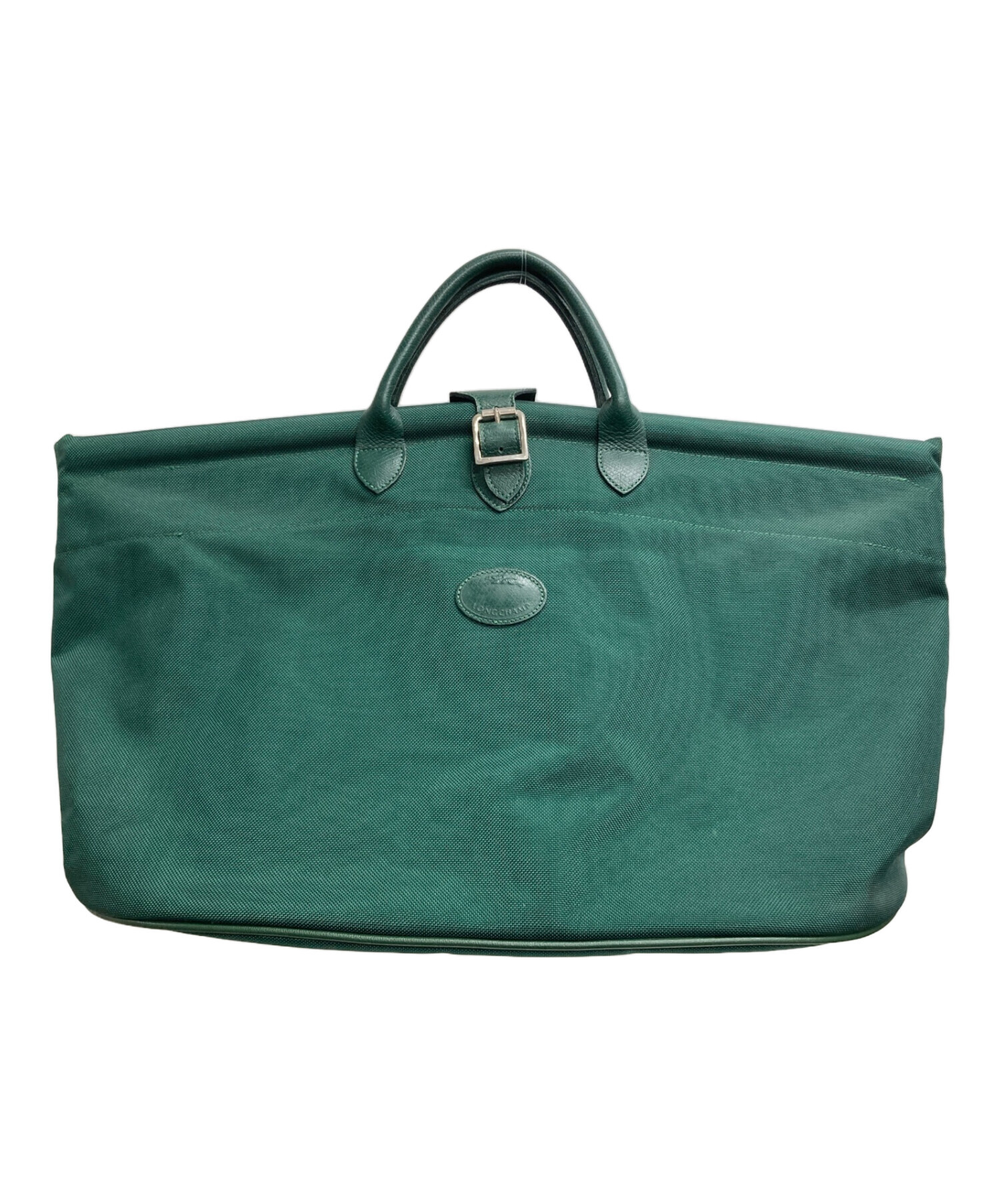 中古・古着通販】LONGCHAMP (ロンシャン) ボストンバッグ グリーン