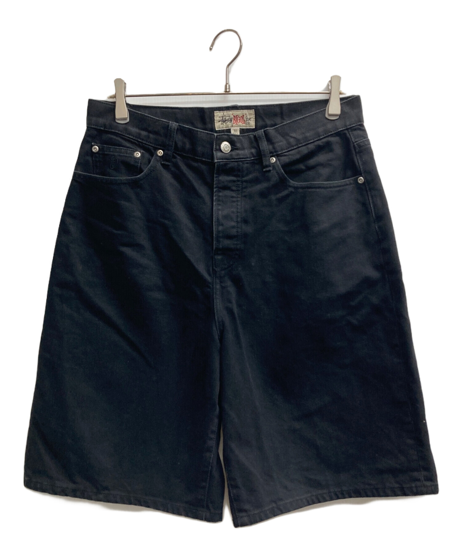 中古・古着通販】stussy (ステューシー) Big Ol Short Denim ブラック 