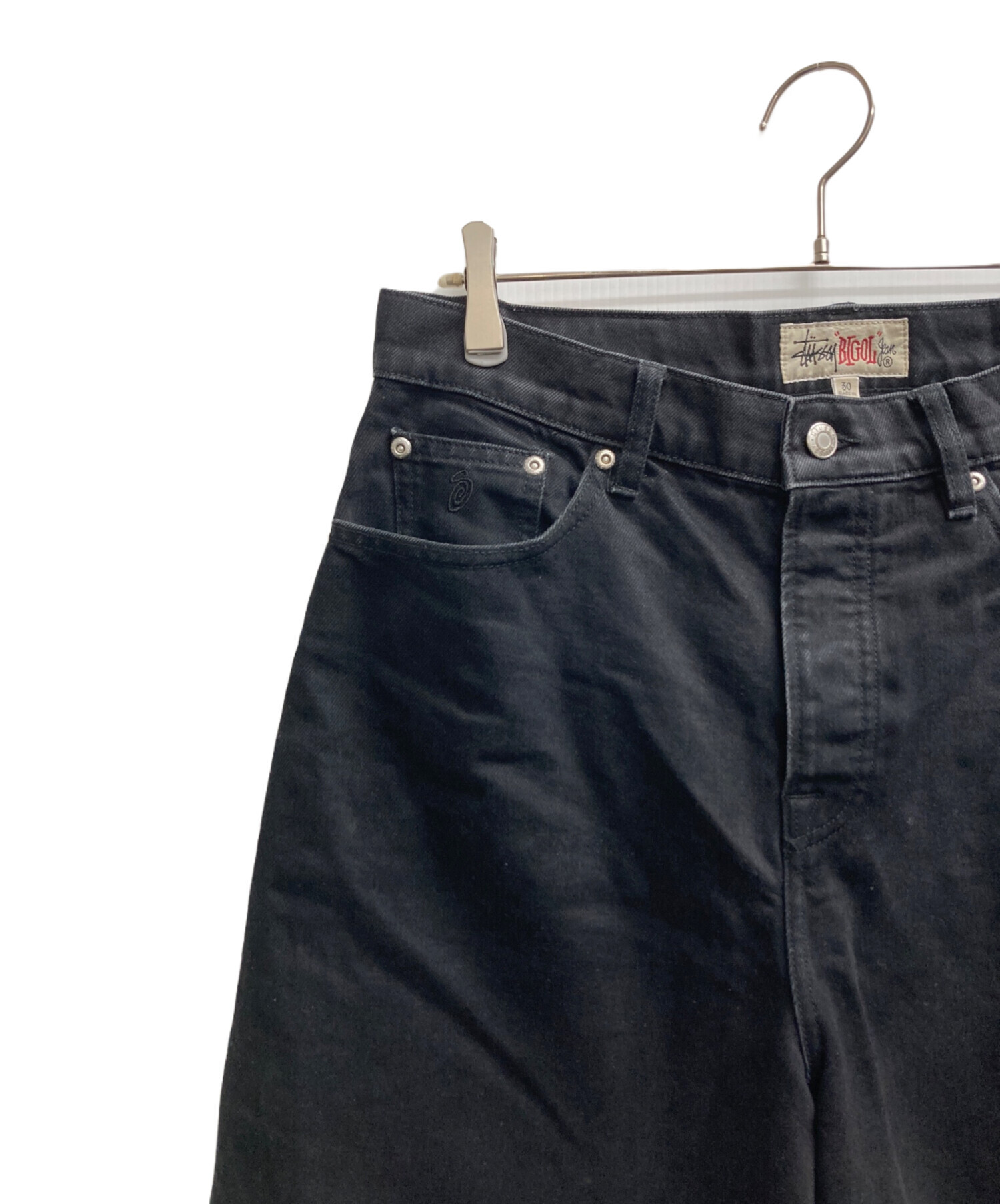 中古・古着通販】stussy (ステューシー) Big Ol Short Denim ブラック