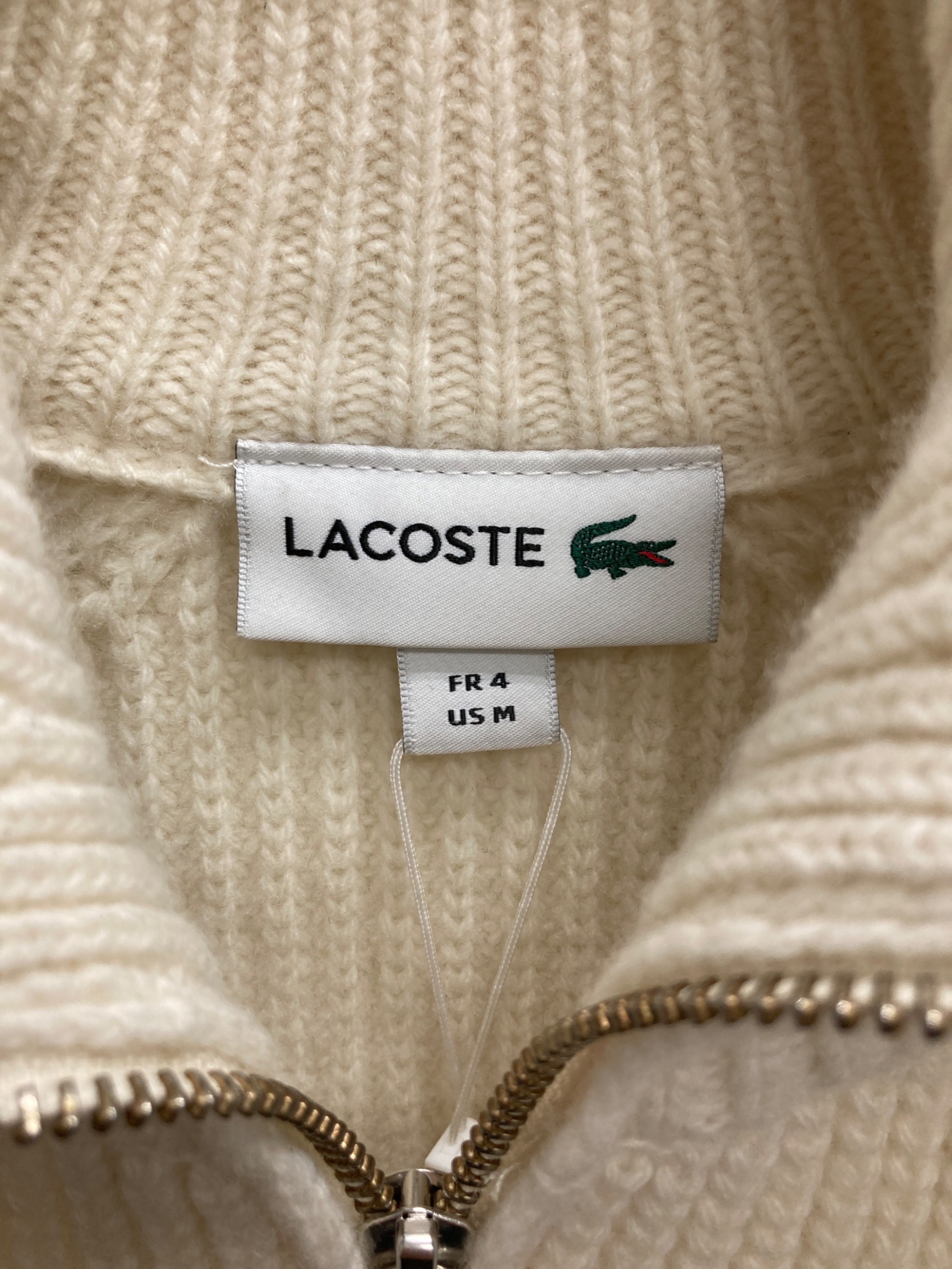 中古・古着通販】LACOSTE (ラコステ) ローゲージハイネックジップ