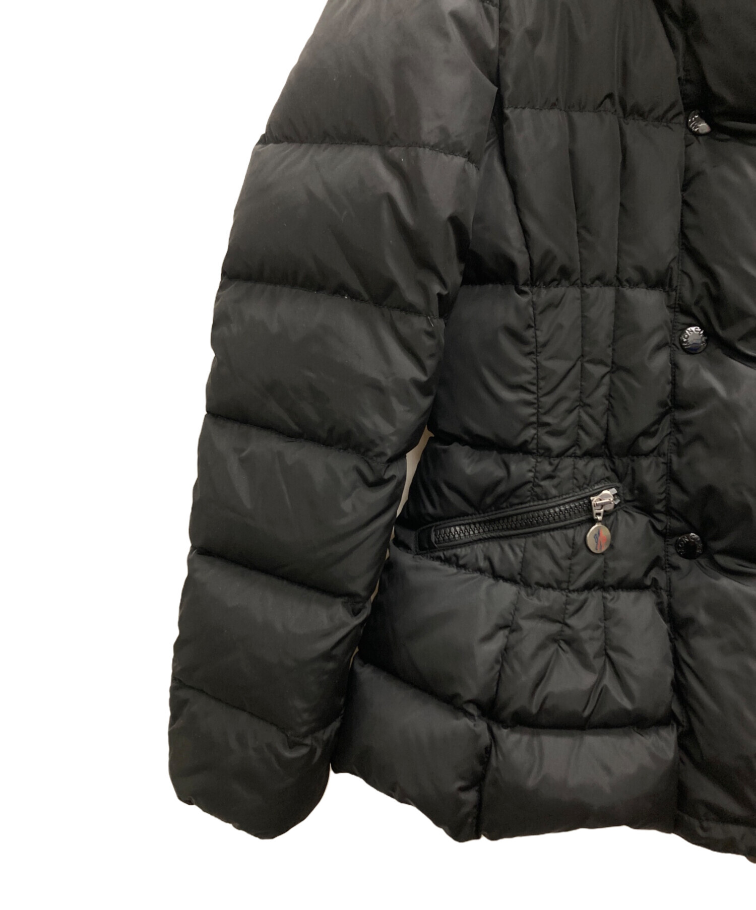 MONCLER ブラック ダウンジャケット 3 中古・古着通販】MONCLER (モンクレール) ダウンジャケット ブラック