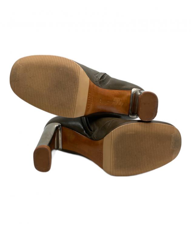 中古・古着通販】CELINE (セリーヌ) チャンキーヒールアンクルブーツ