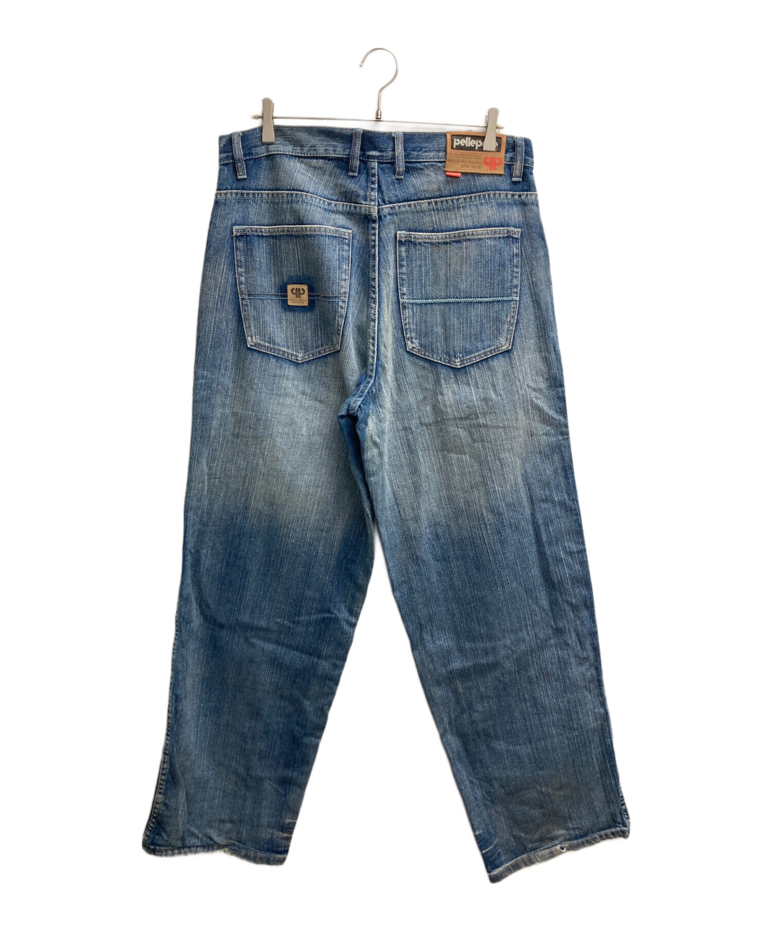 中古・古着通販】pellepelle (ペレペレ) デニムパンツ インディゴ 