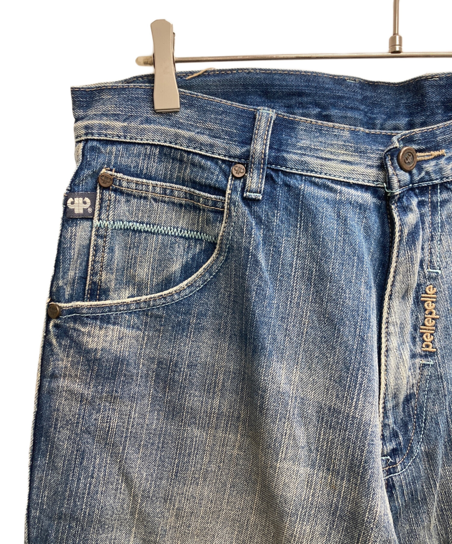 中古・古着通販】pellepelle (ペレペレ) デニムパンツ インディゴ