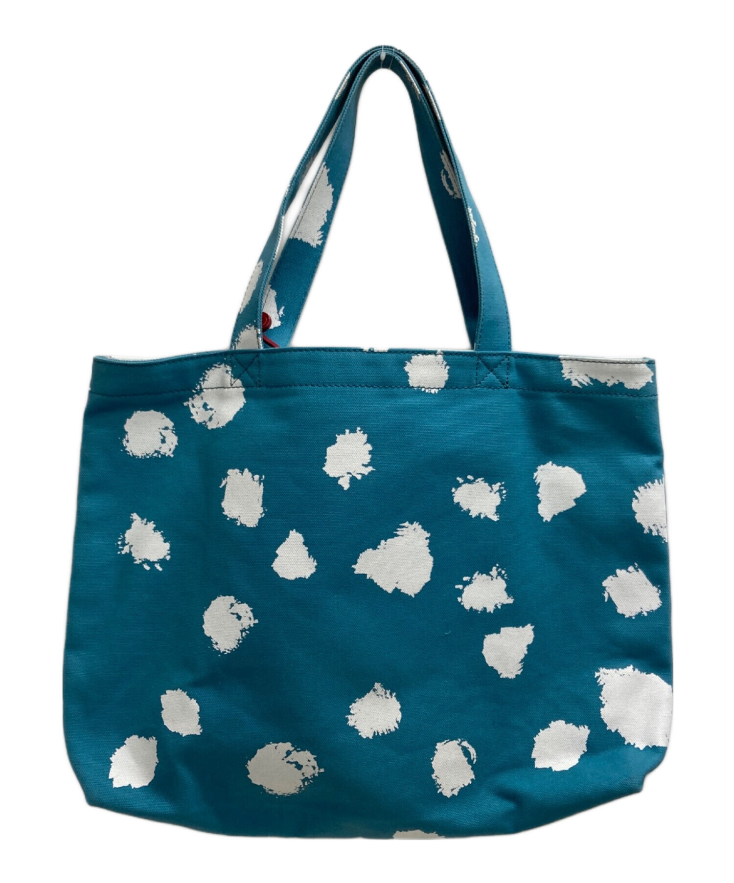 ヴィヴィアンウエストウッド水色ドット赤クマトートバッグ 中古・古着通販】Vivienne Westwood (ヴィヴィアンウエストウッド