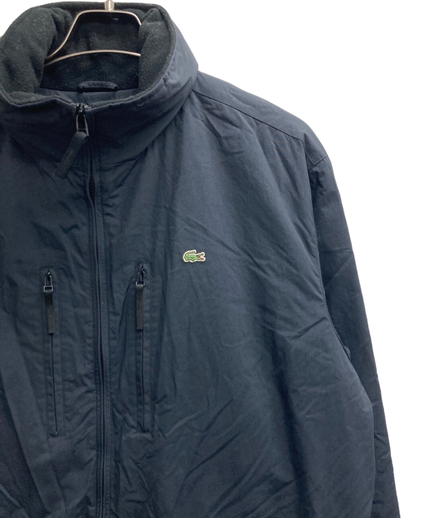 中古・古着通販】LACOSTE (ラコステ) 中綿ジャケット ネイビー サイズ