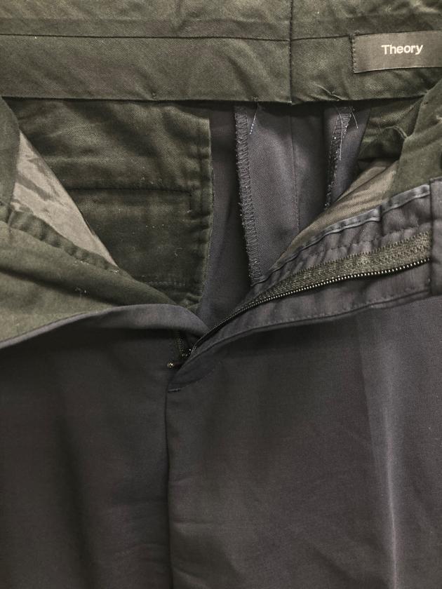 【新古品】Theory ネイビースーツ Theory 現行タグ セットアップスーツ LANAI ブラック パンツ S Theory