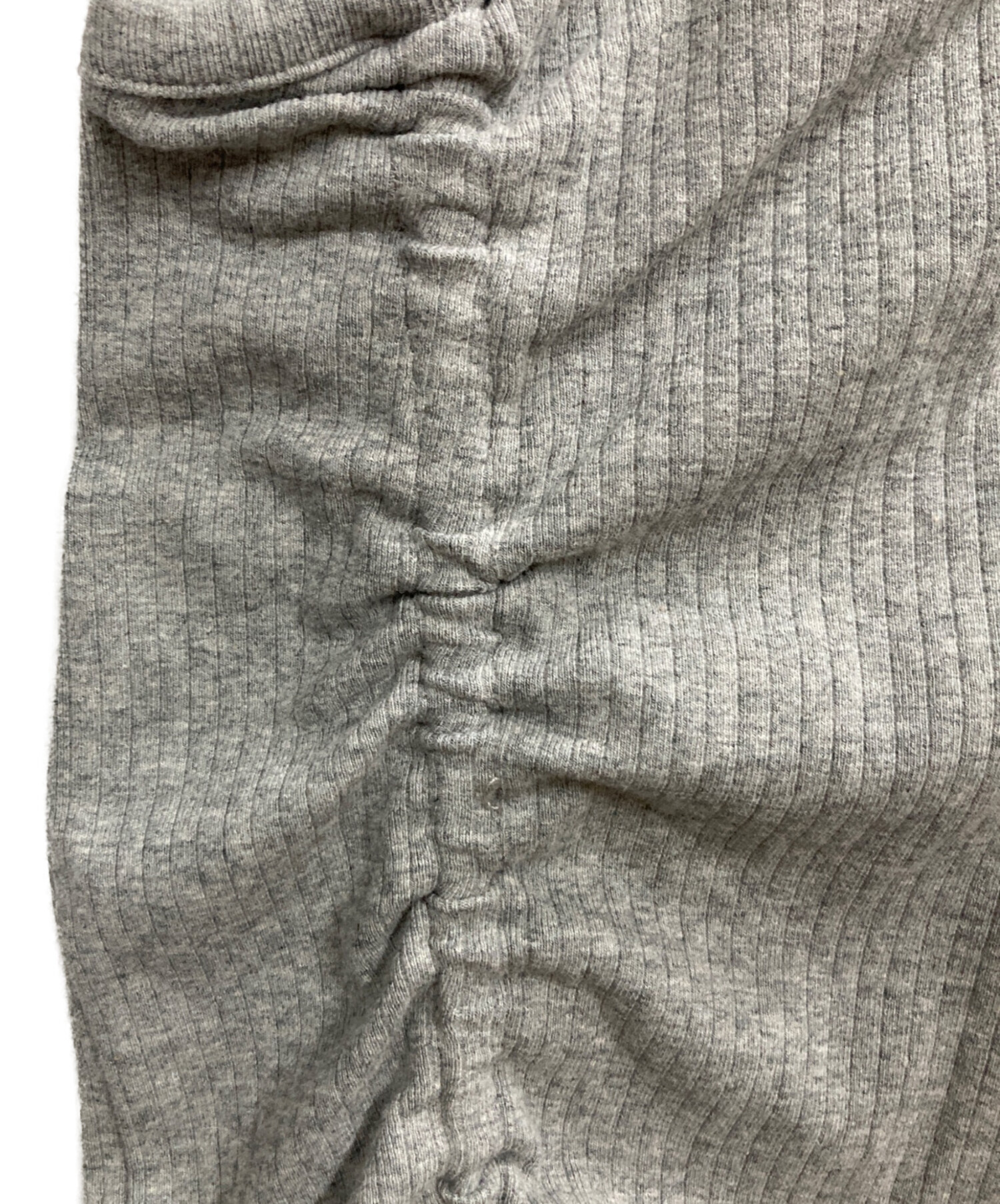 中古・古着通販】beeden (ビーデン) ギャザータンクトップ グレー