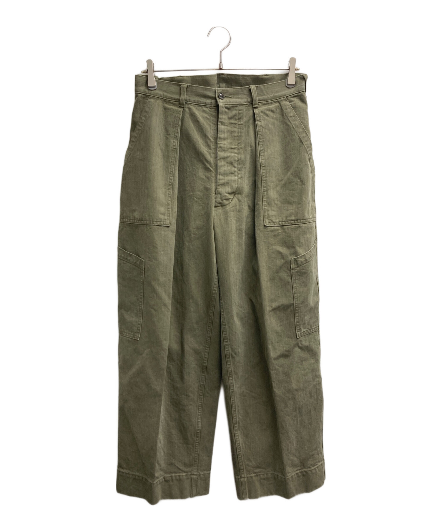 A.PRESSE アプレッセ カーゴパンツ メンズ 【古着】【中古】 中古・古着通販】A.PRESSE (アプレッセ) 22AW USAF Hemmed Bottoms