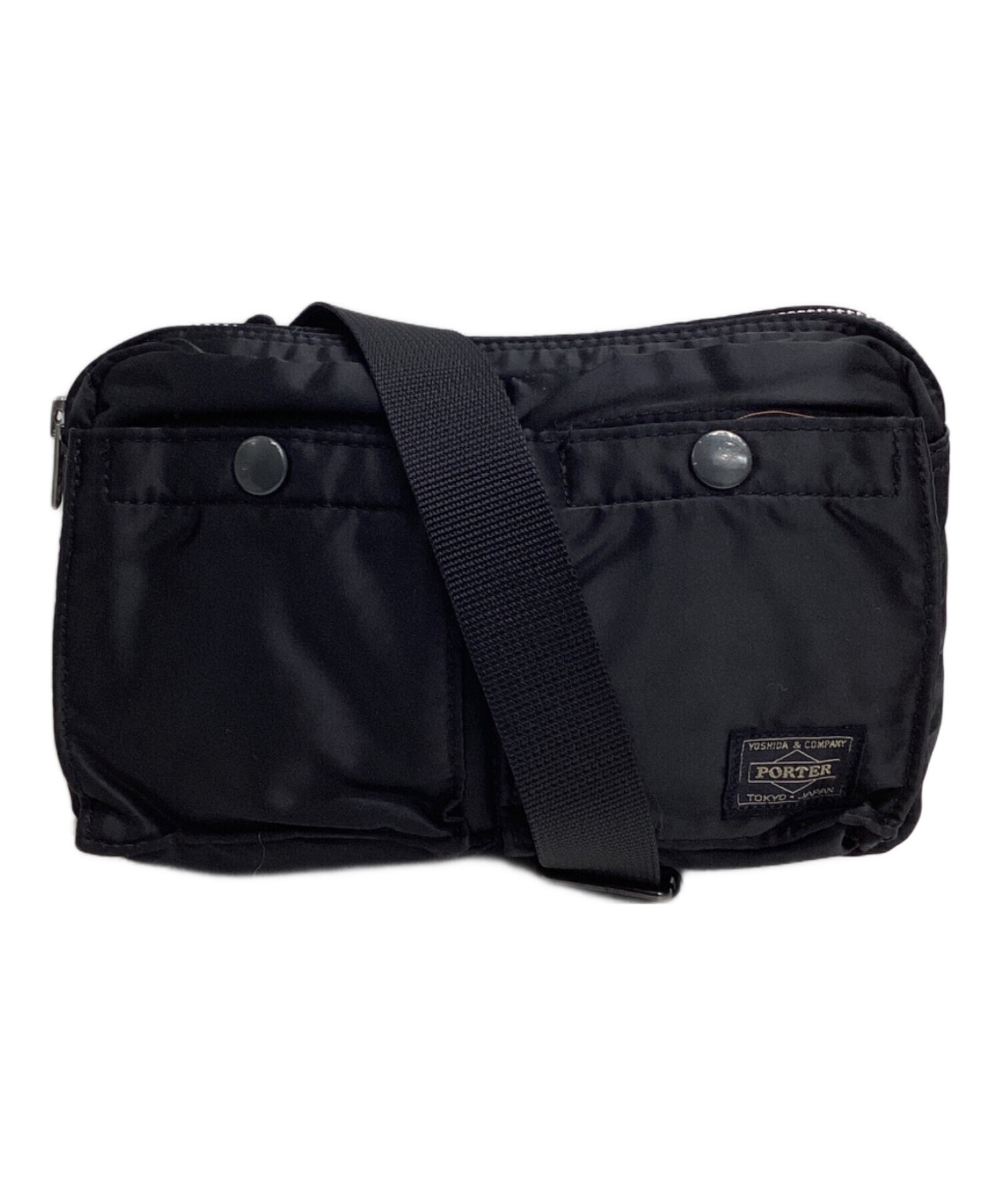 中古・古着通販】PORTER (ポーター) ボディーバッグ ブラック 