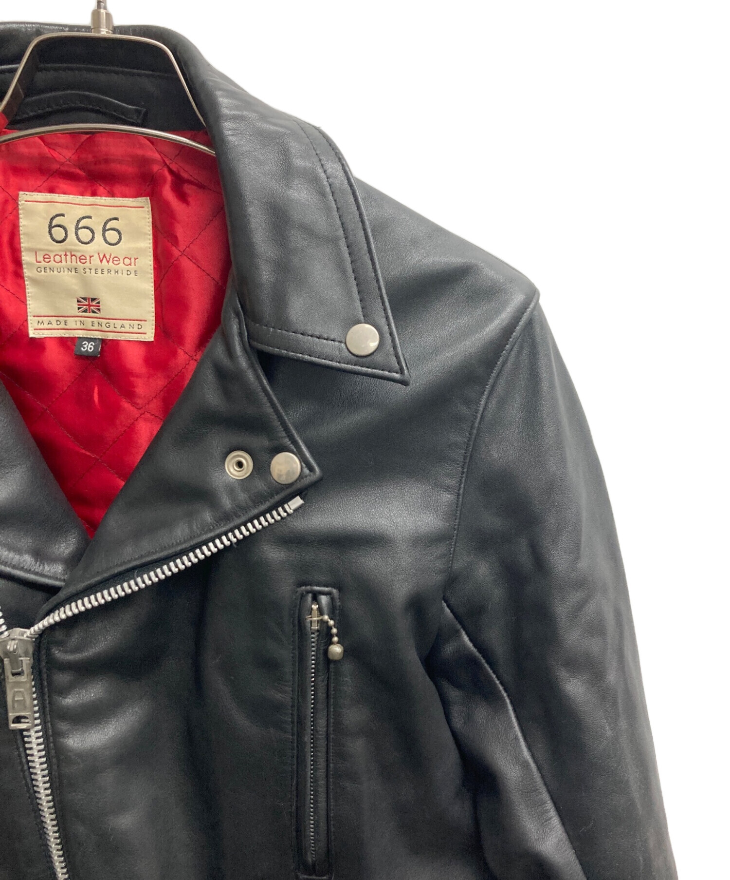 666/旧タグ/LJM-1/イングランド製/ダブルライダースジャケット 666/旧タグ/LJM-1/イングランド製/ダブルライダースジャケット